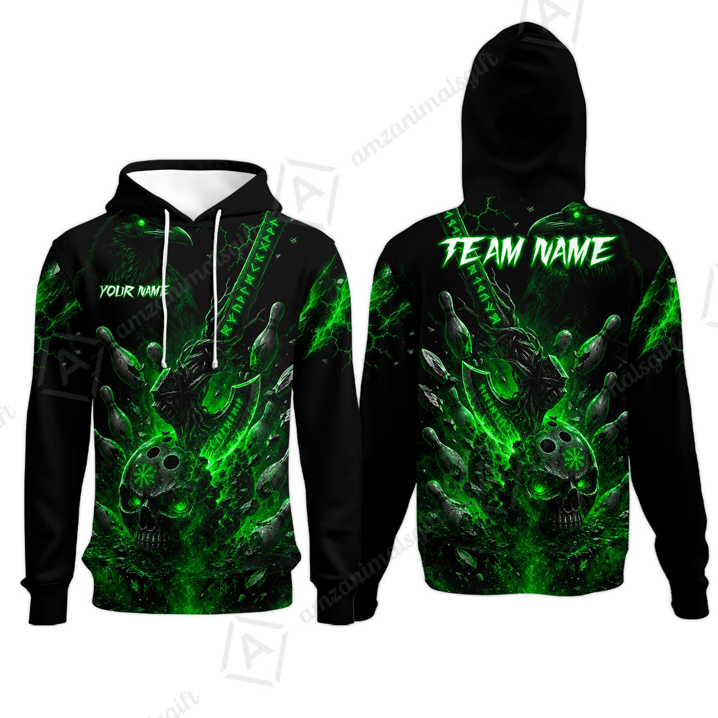 Hoodie||Green