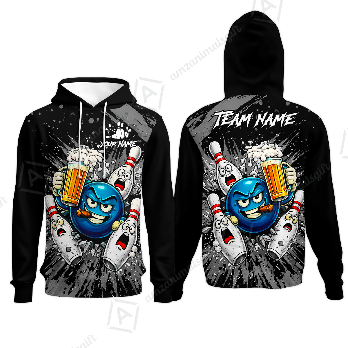 Hoodie||Grey