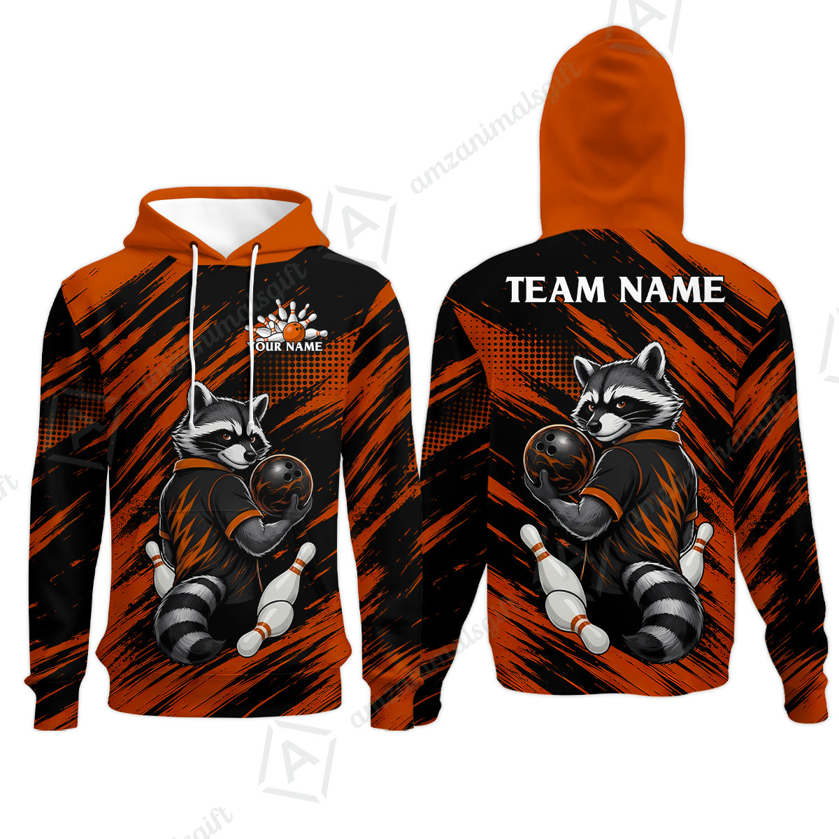 Hoodie||Orange