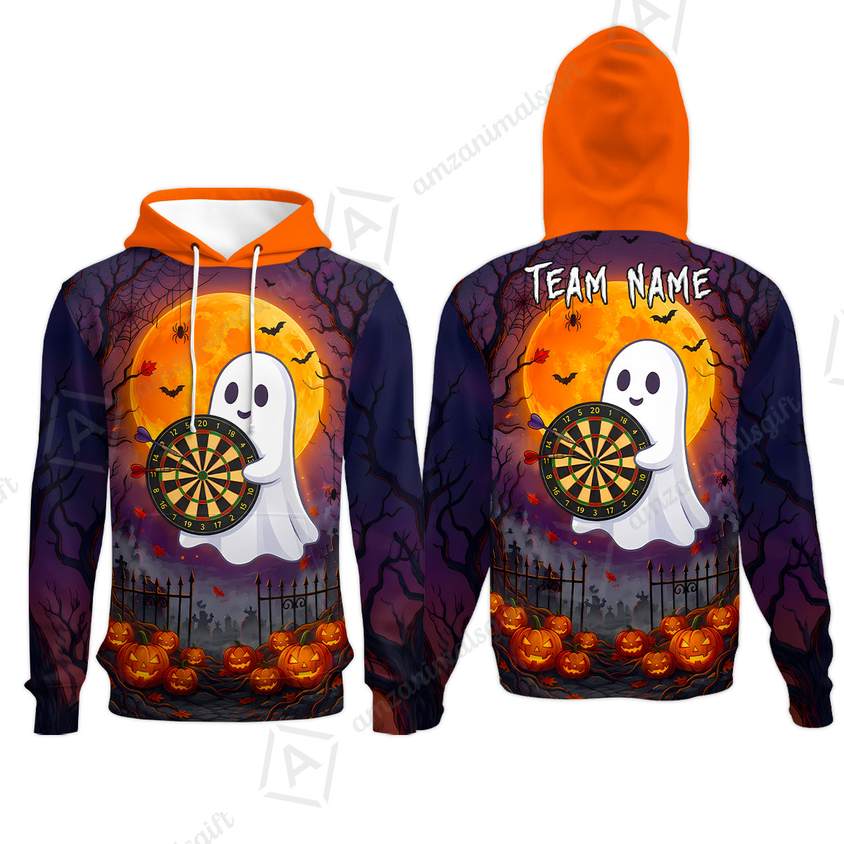 Hoodie||Orange