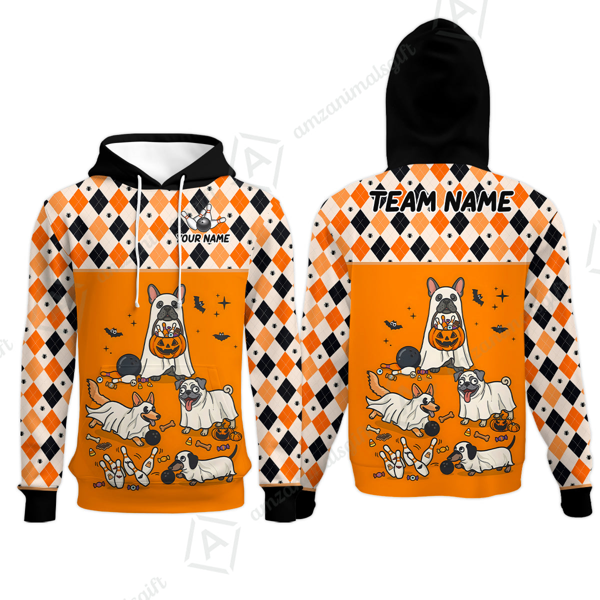 Hoodie||Orange