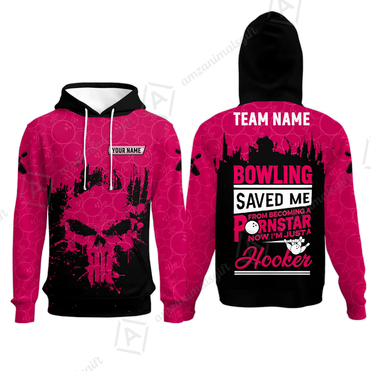 Hoodie||Pink