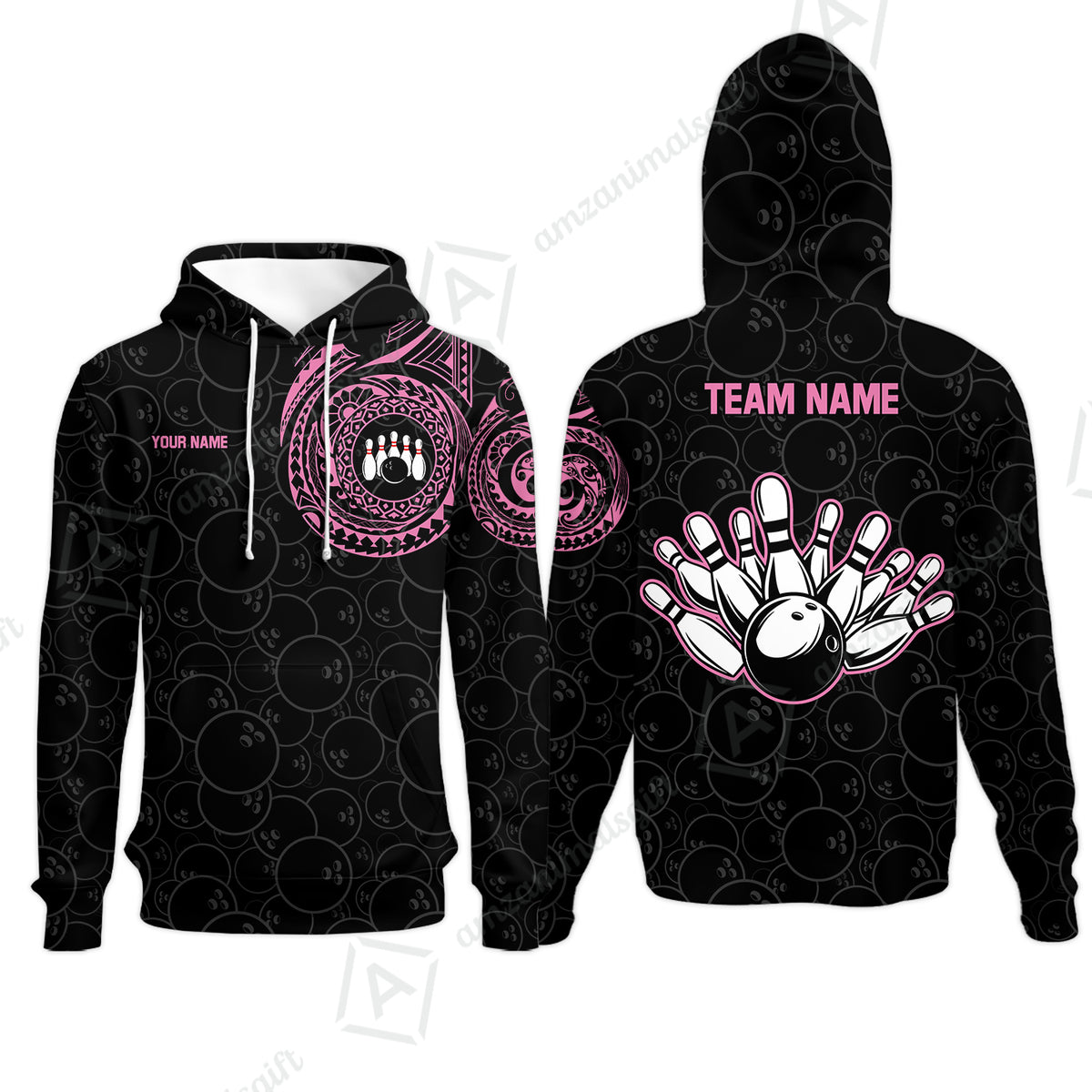 Hoodie||Pink