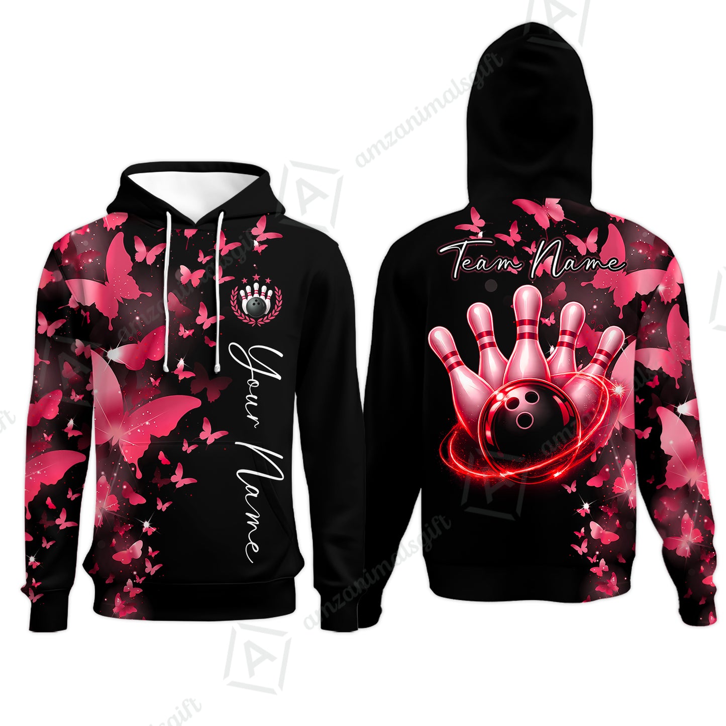 Hoodie||Pink