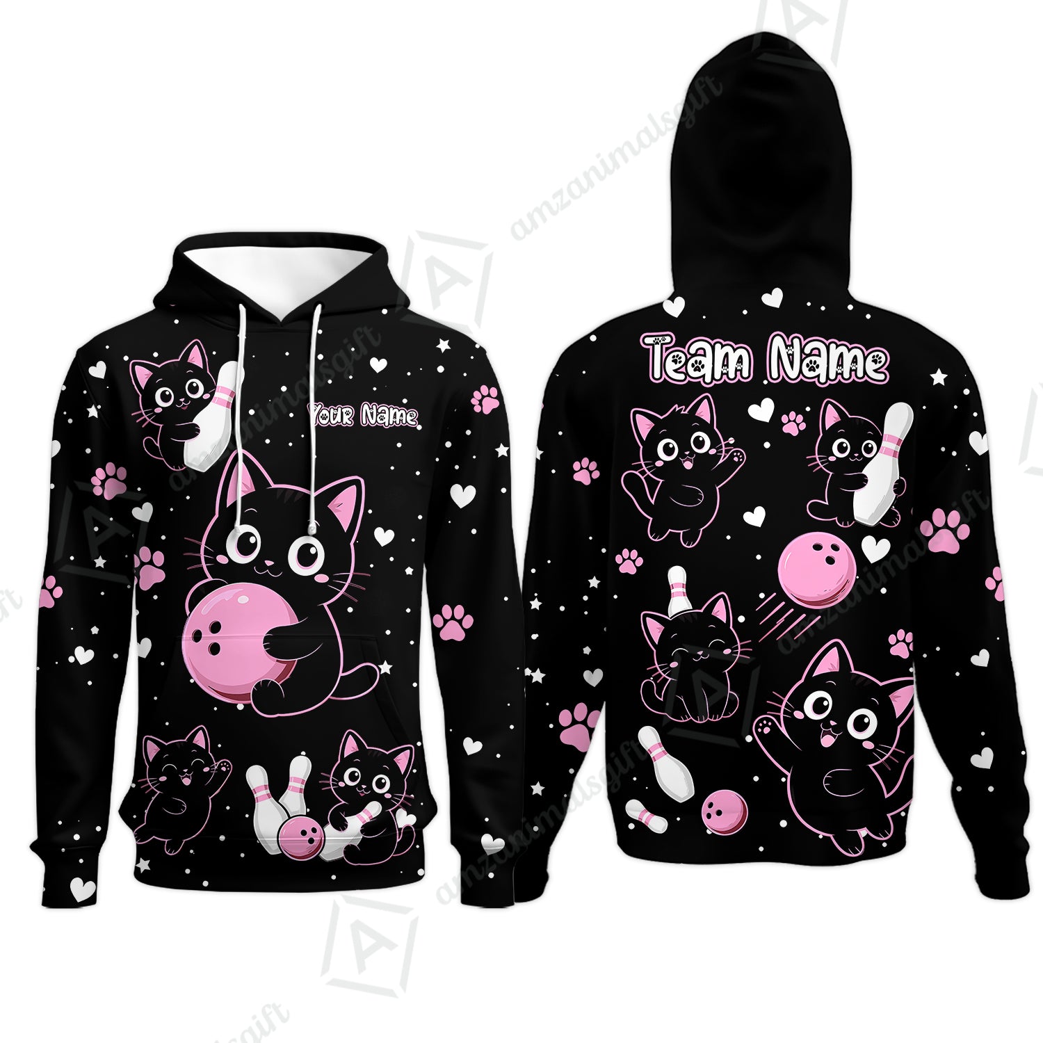 Hoodie||Pink