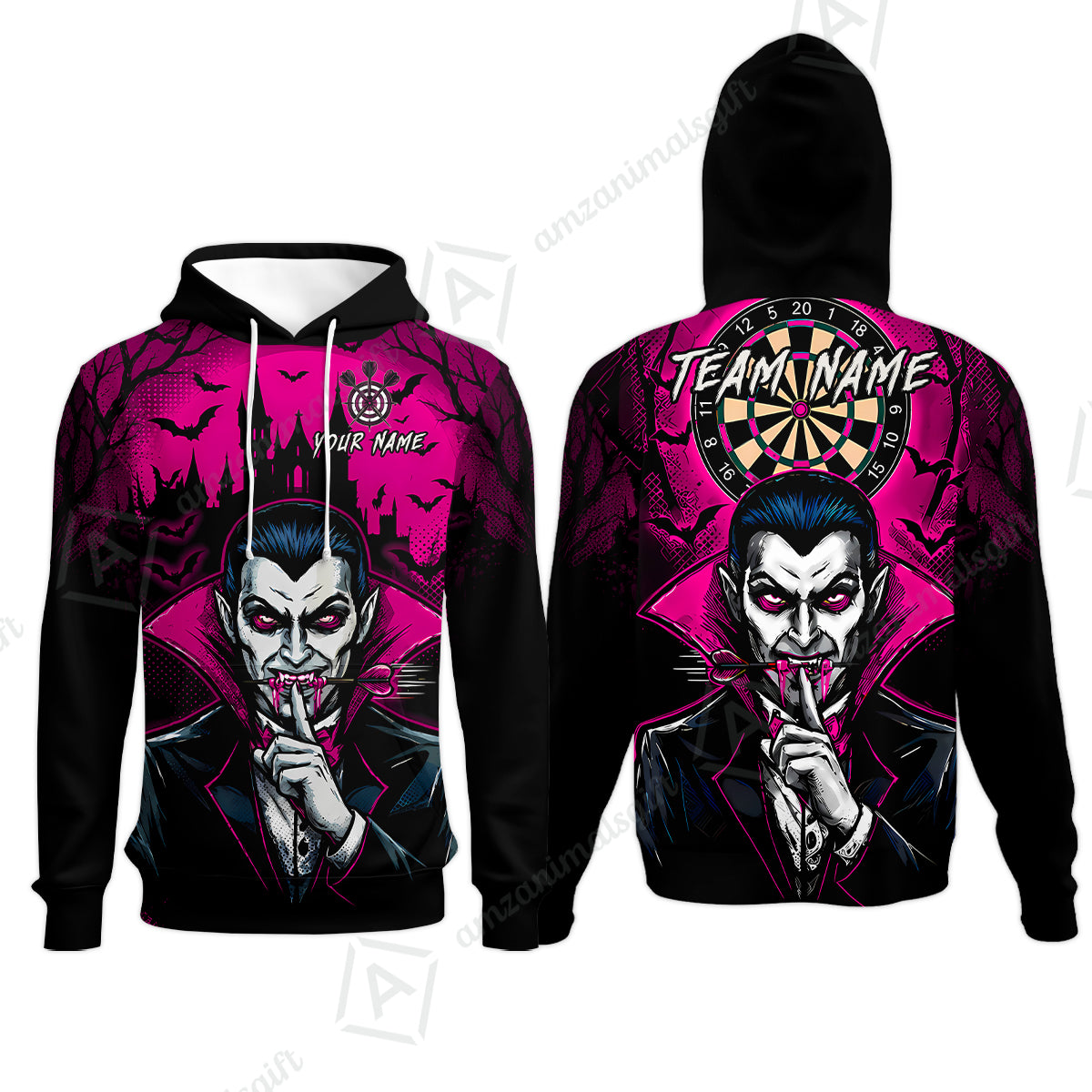 Hoodie||Pink
