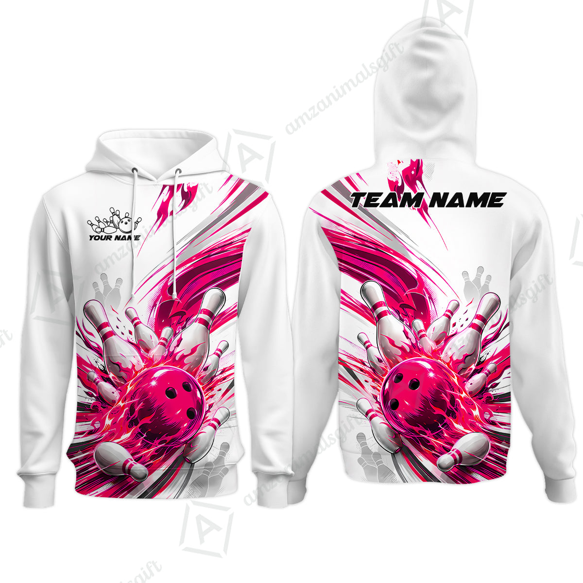 Hoodie||Pink