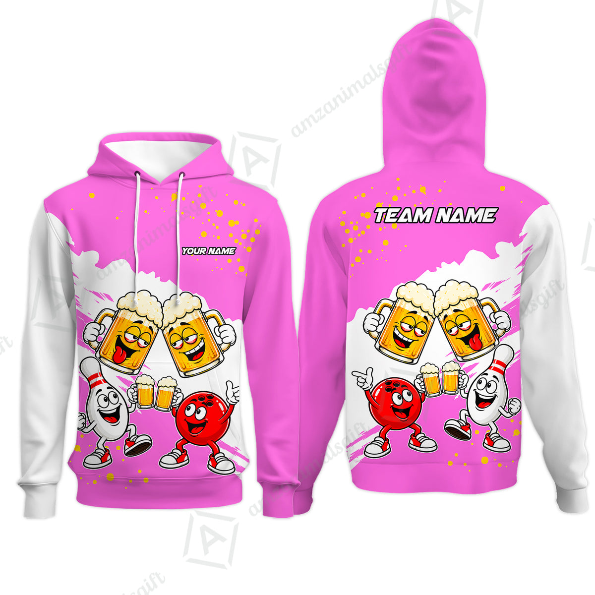 Hoodie||Pink