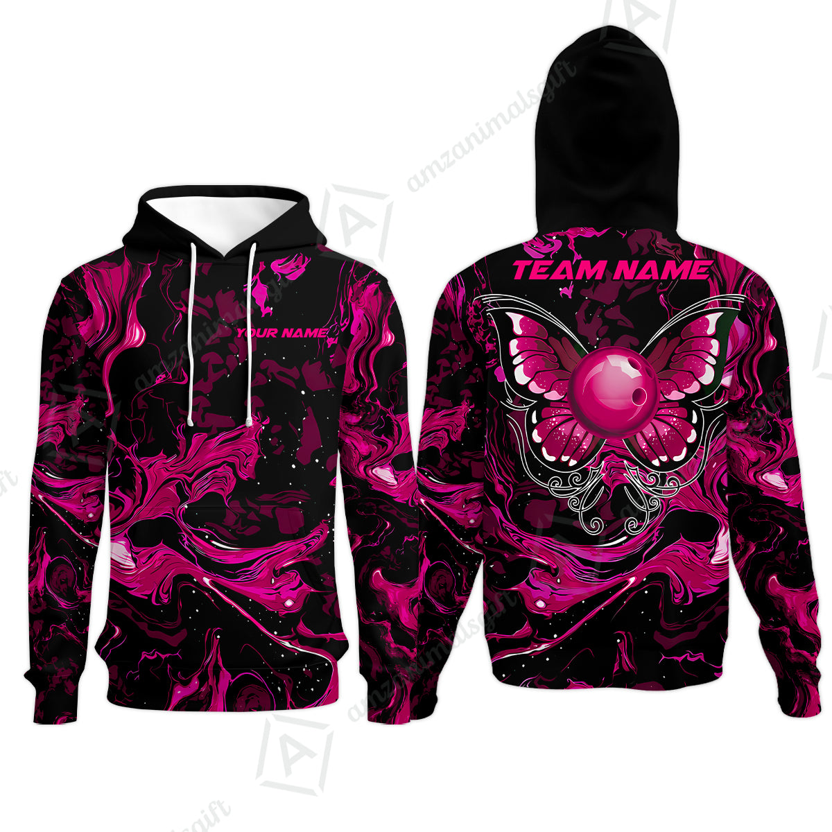 Hoodie||Pink