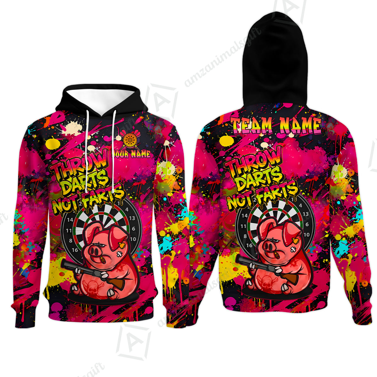 Hoodie||Pink