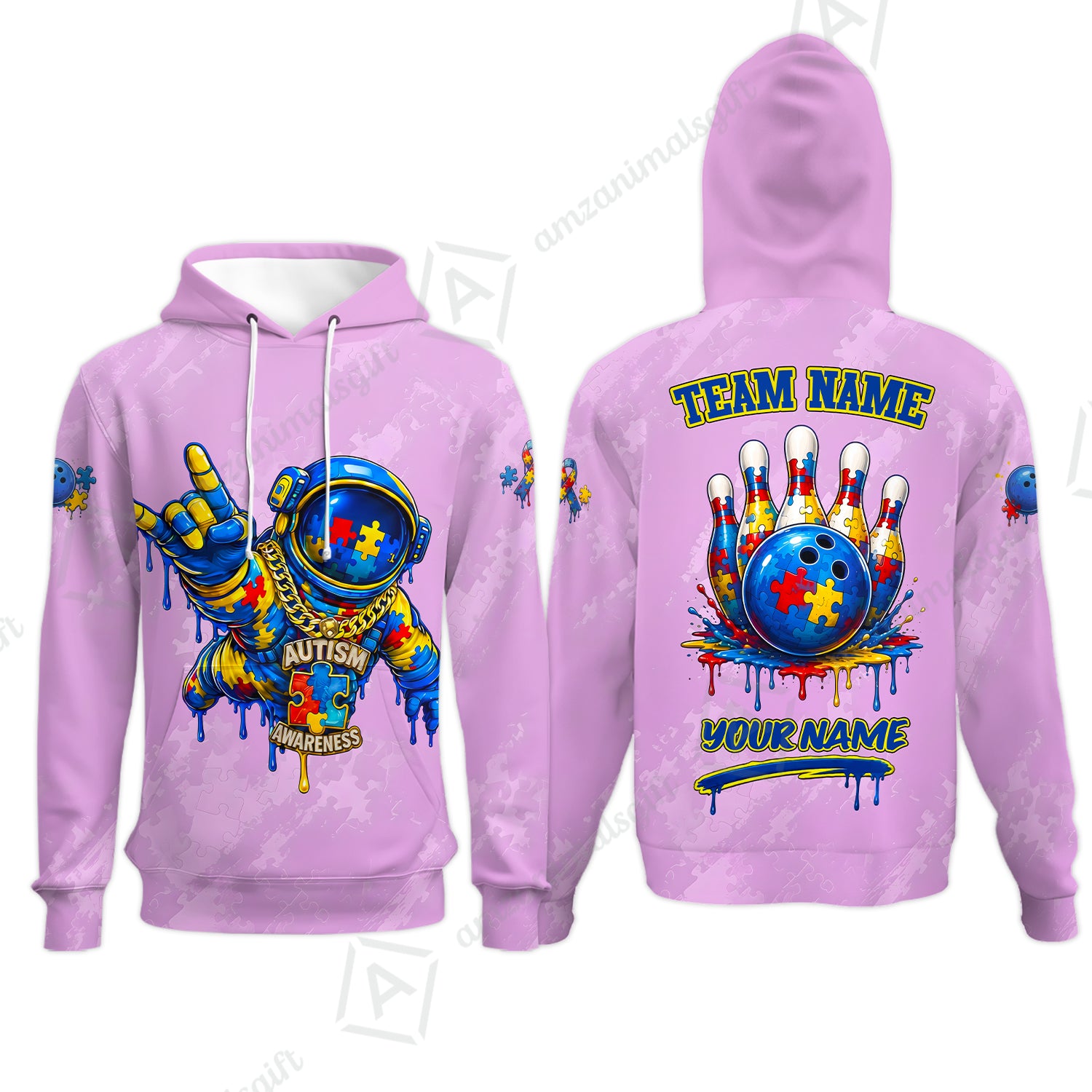 Hoodie||Pink