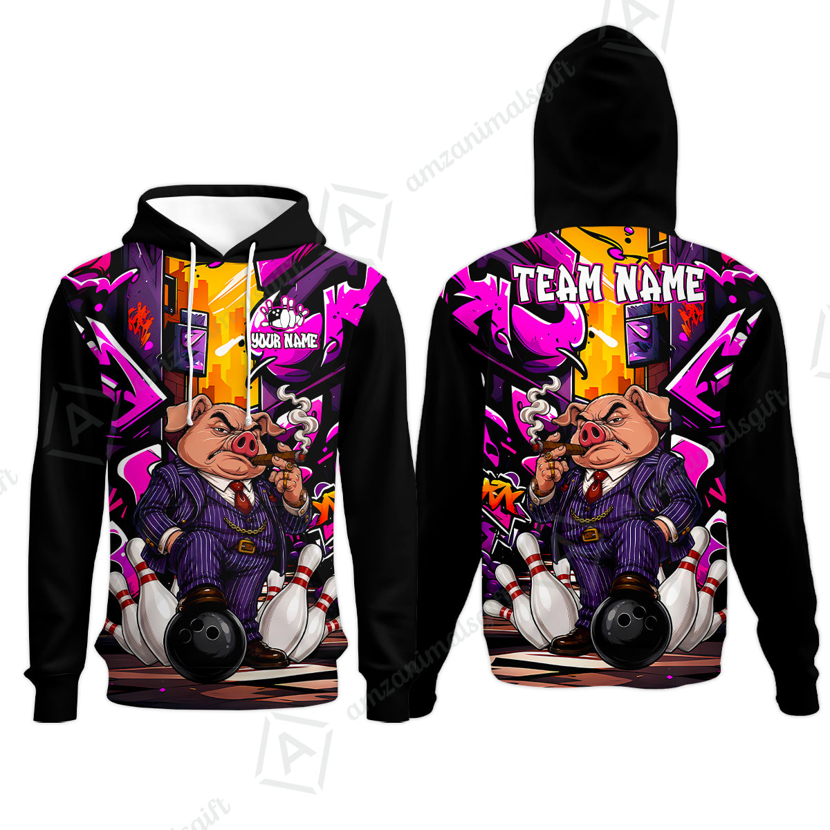 Hoodie||Purple