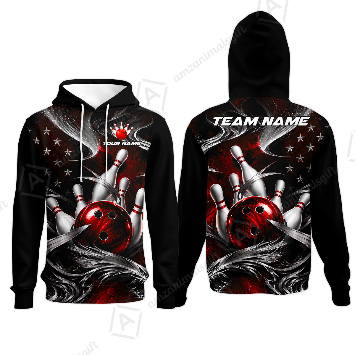 Hoodie||Red