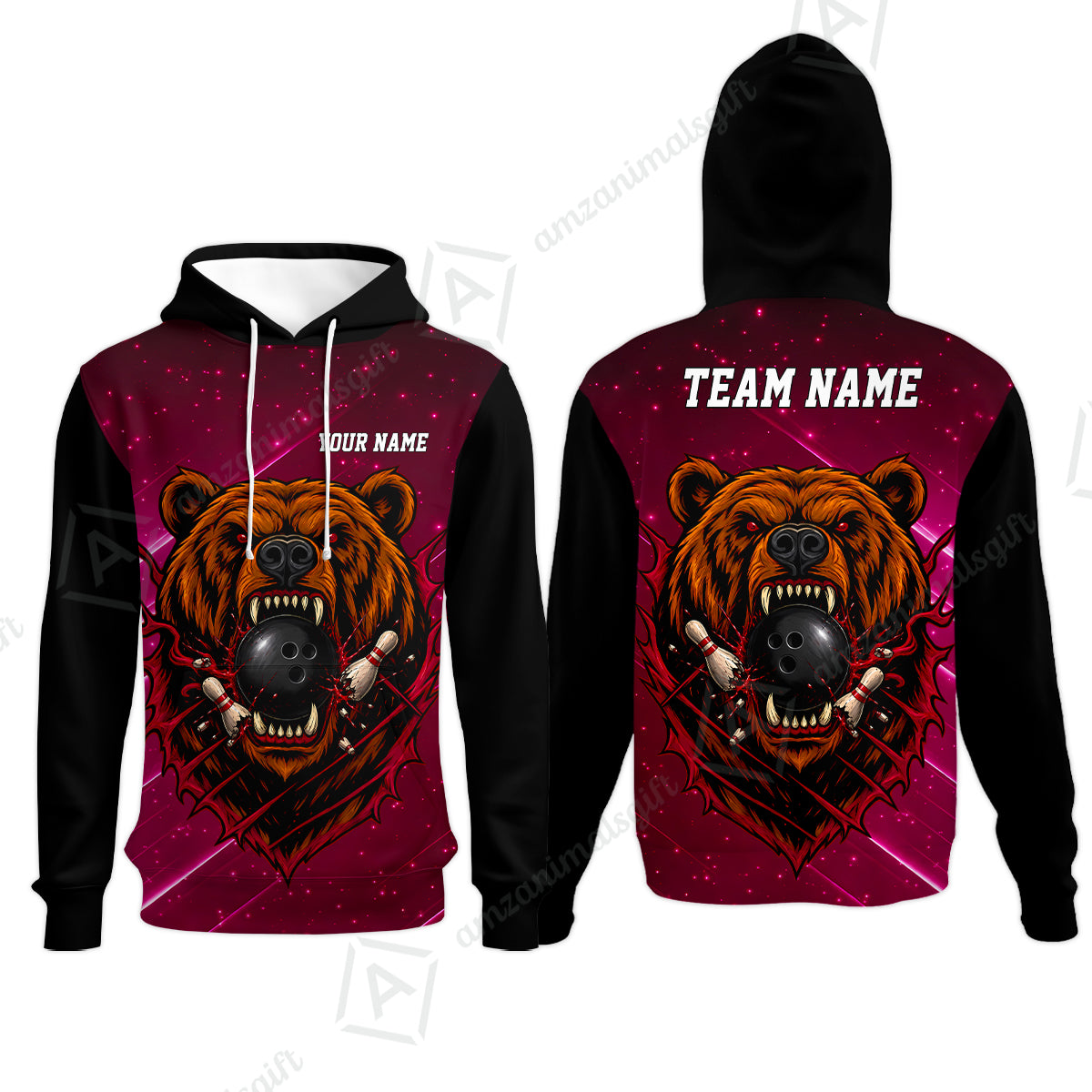 Hoodie||Red
