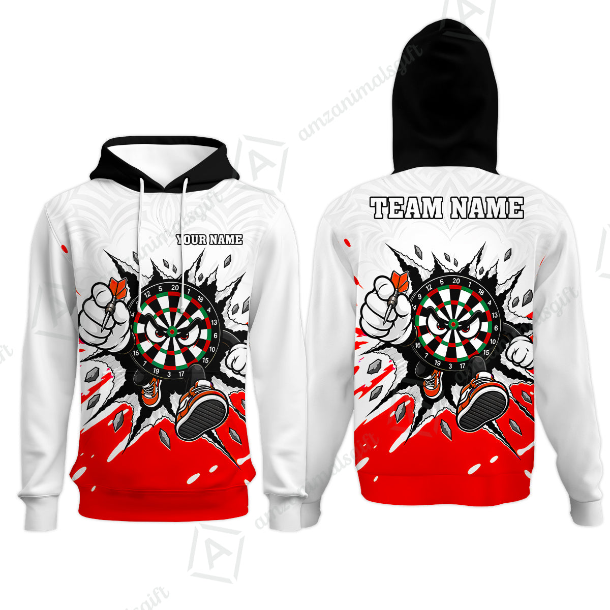 Hoodie||Red