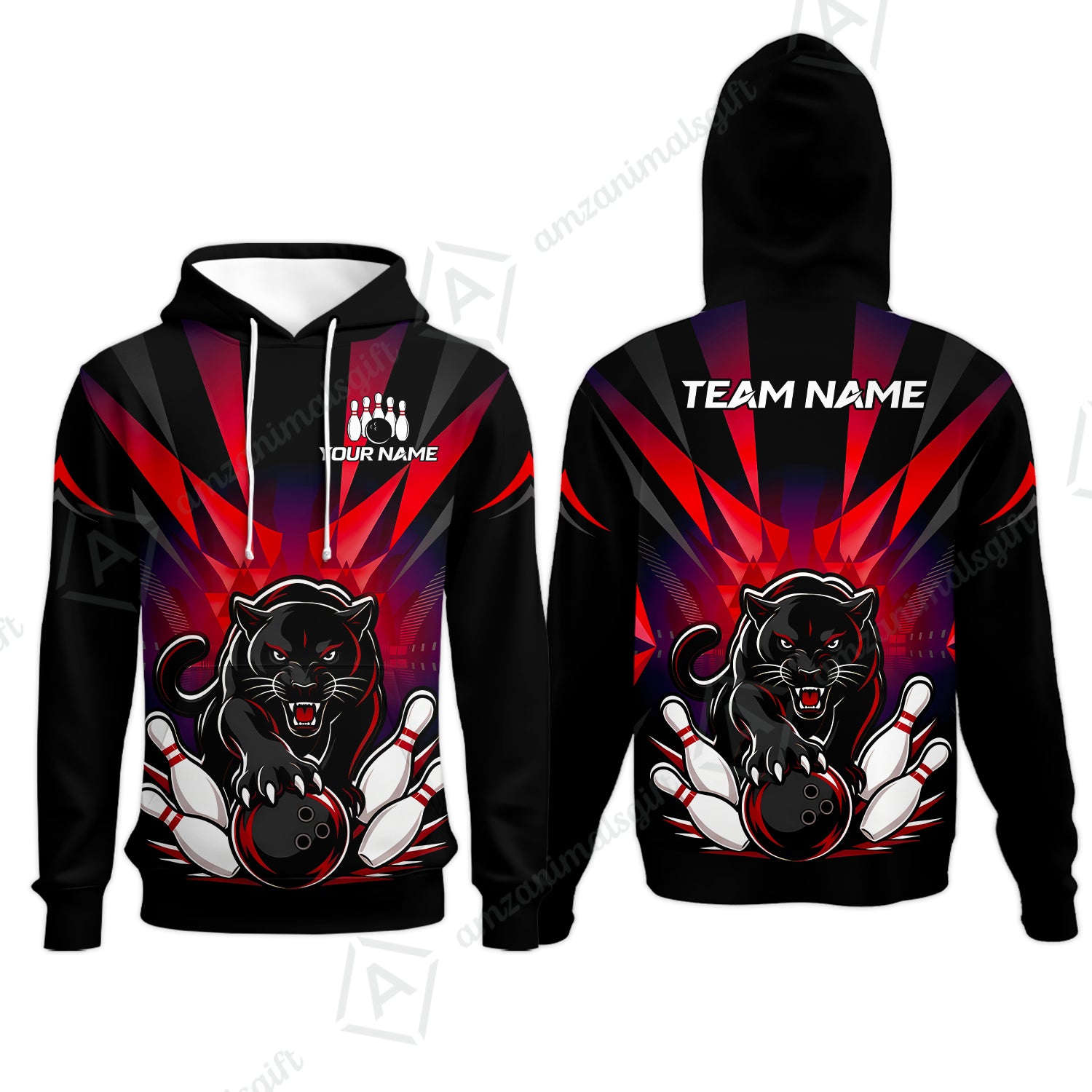 Hoodie||Red
