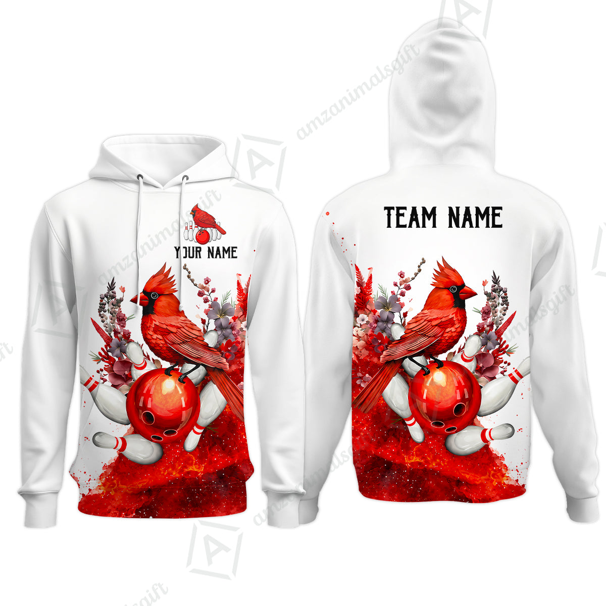 Hoodie||Red