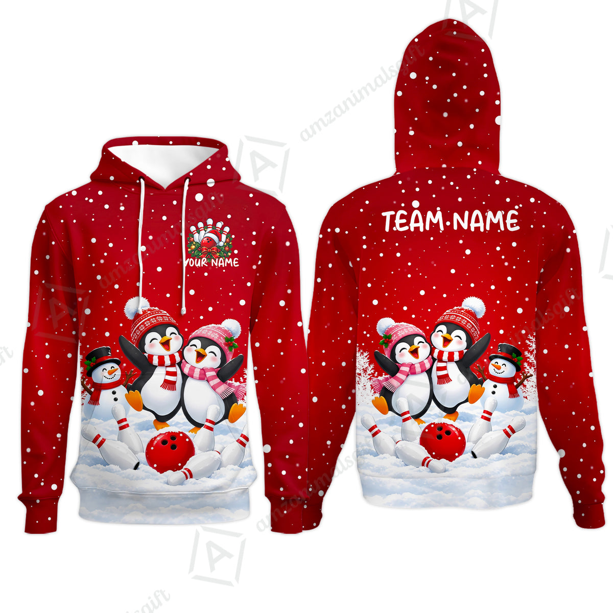 Hoodie||Red