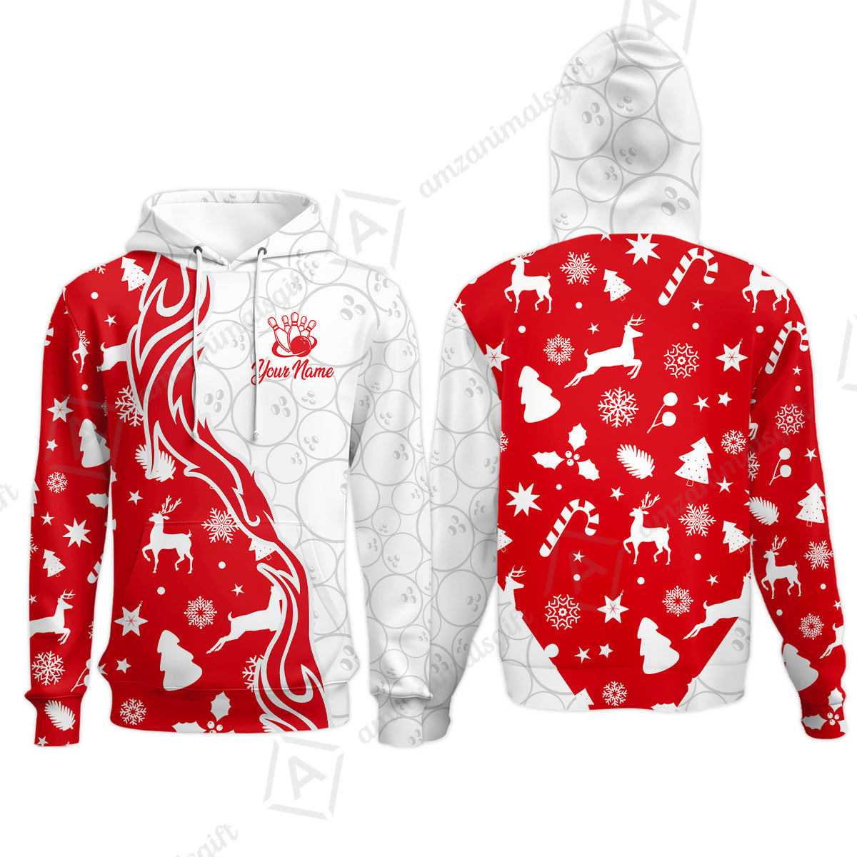 Hoodie||Red