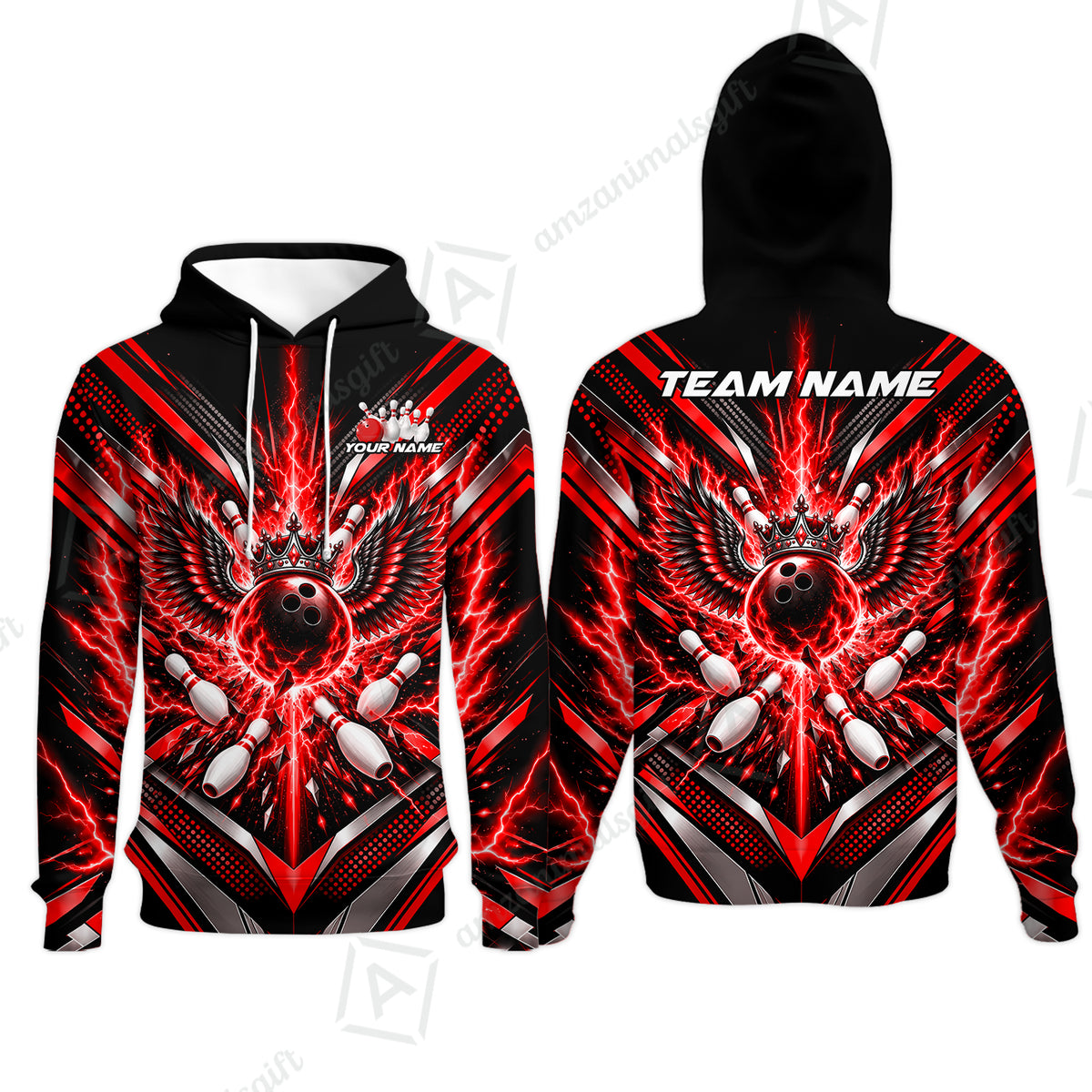 Hoodie||Red