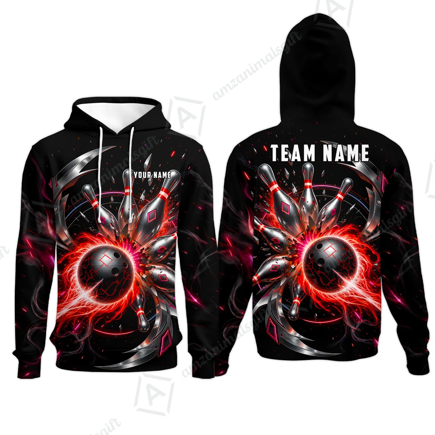 Hoodie||Red