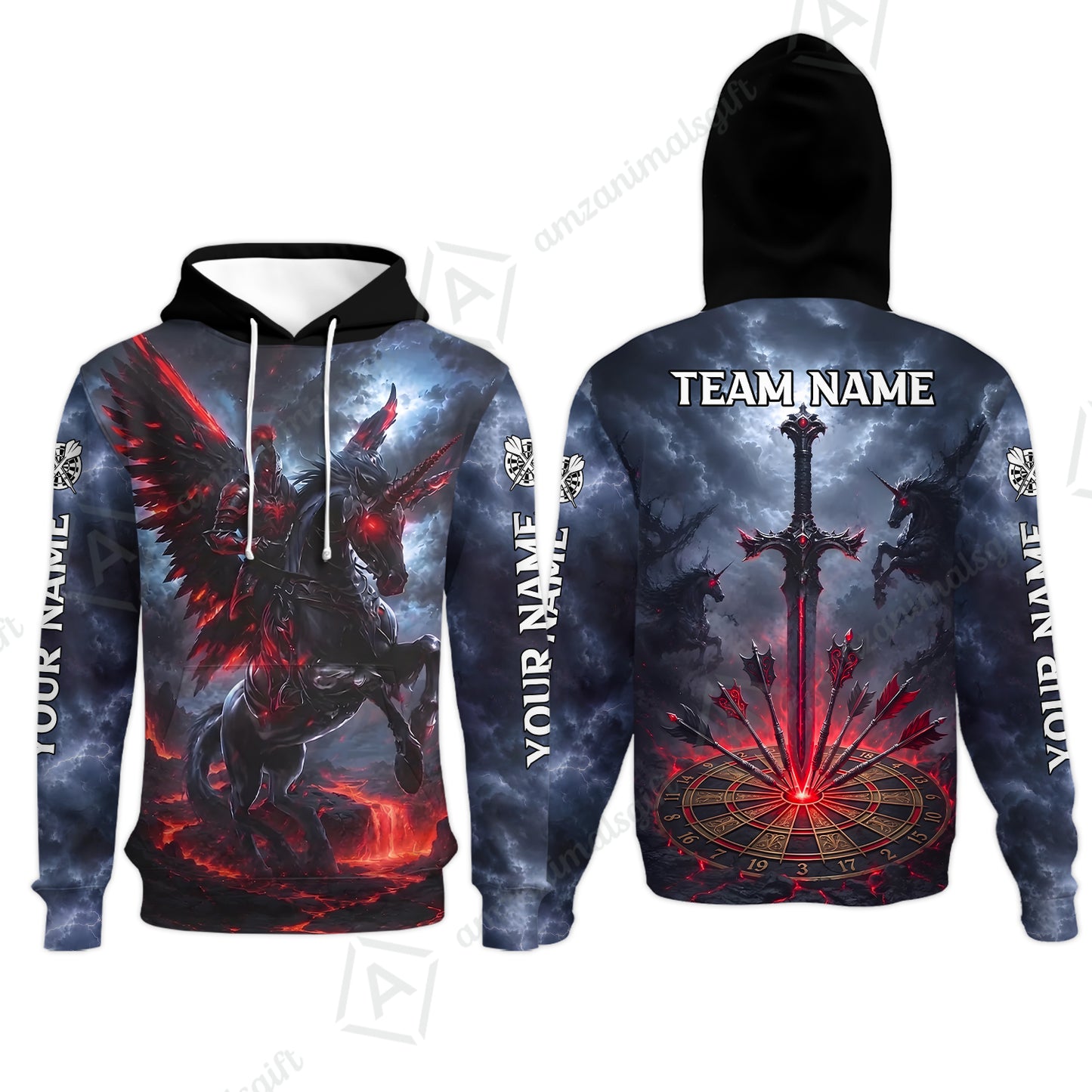 Hoodie||Red