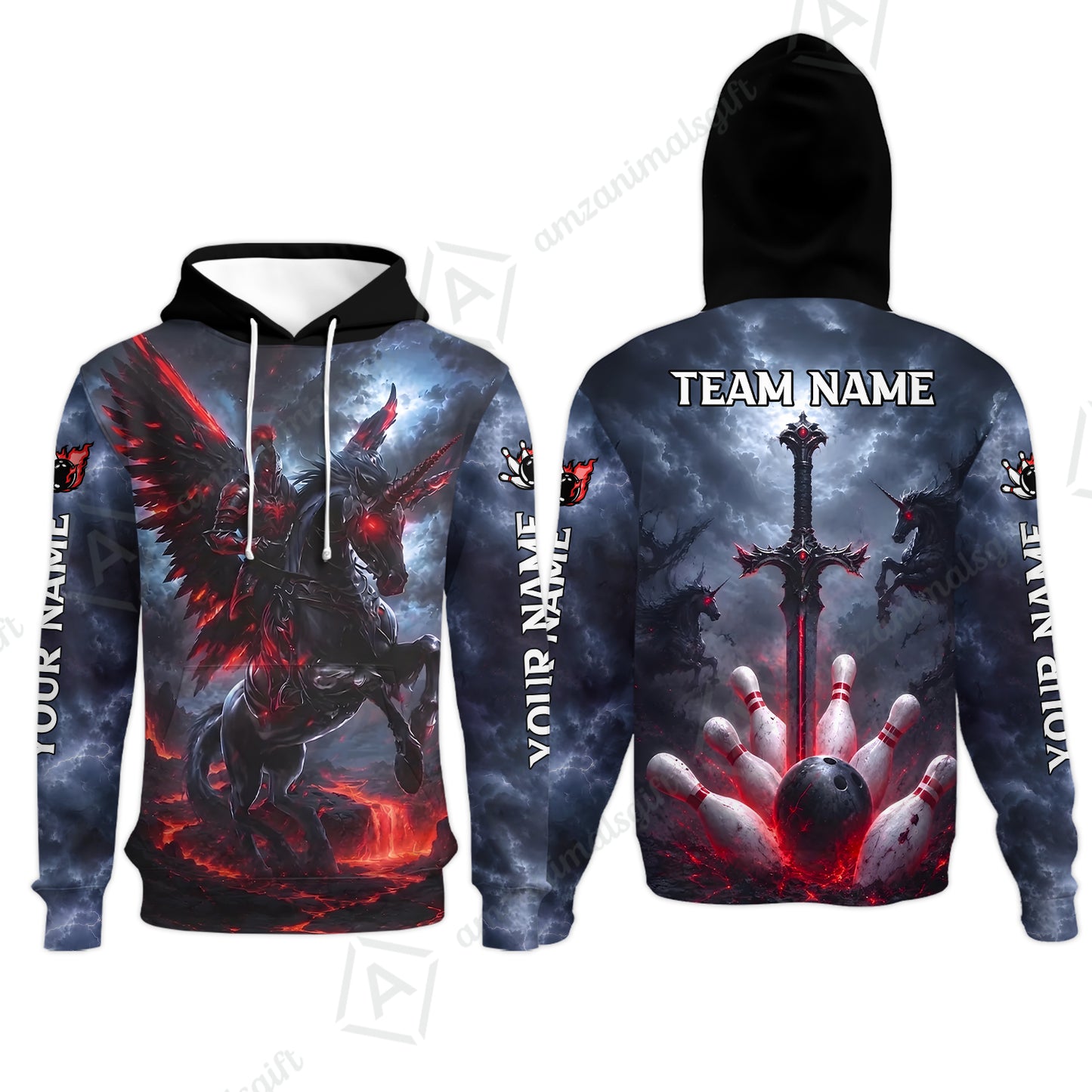 Hoodie||Red
