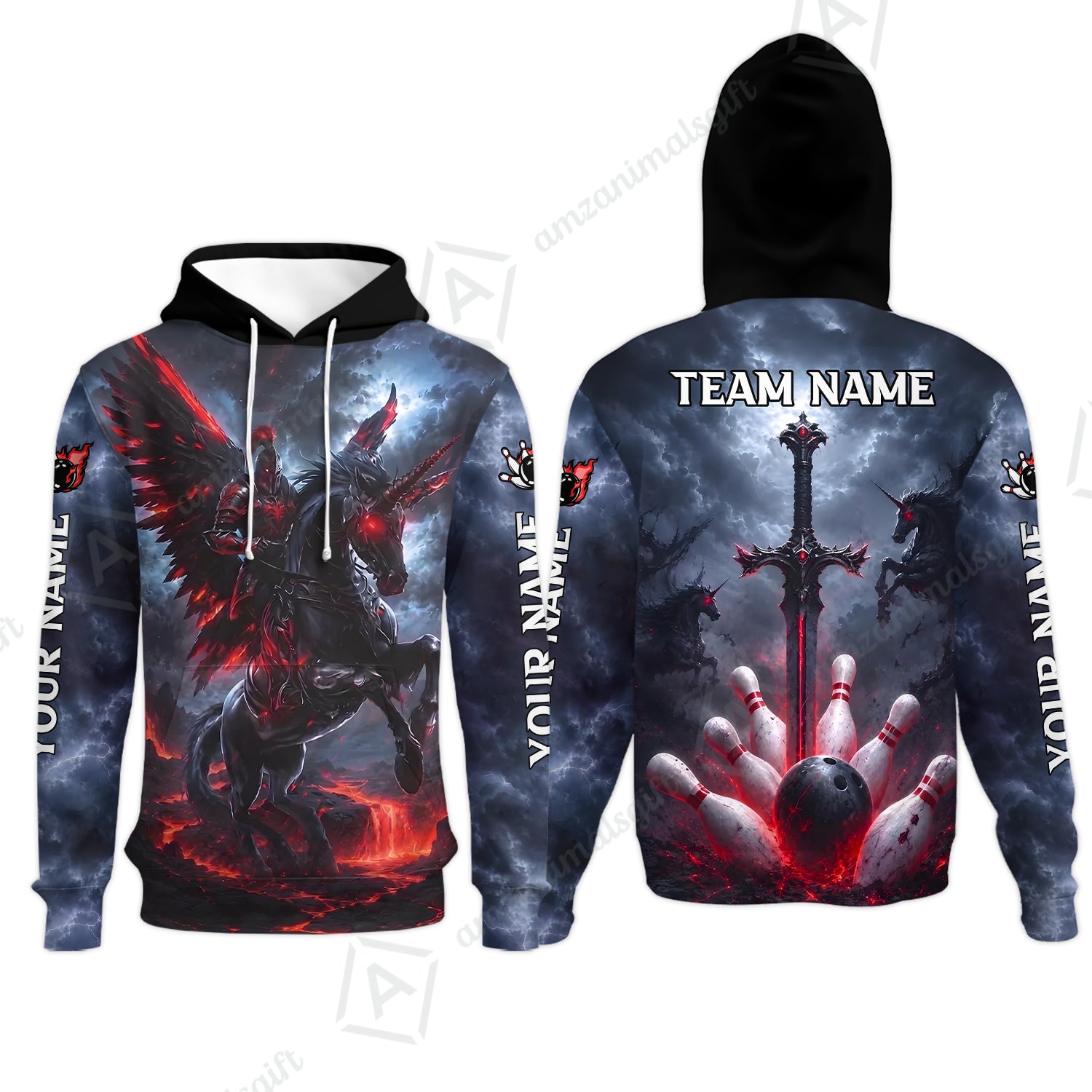 Hoodie||Red
