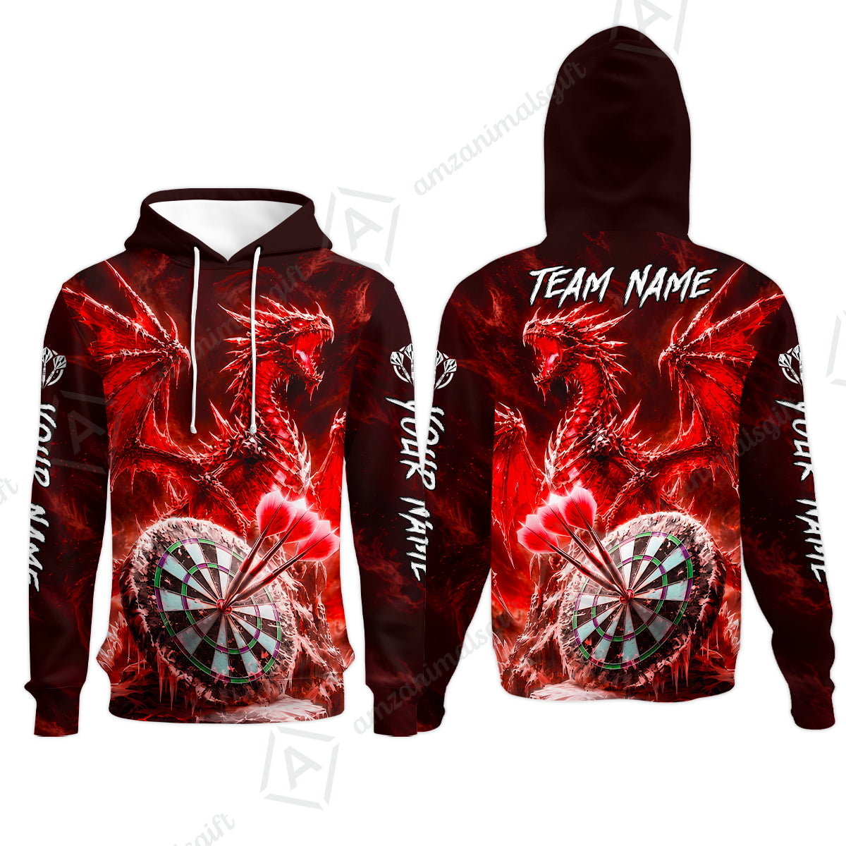 Hoodie||Red
