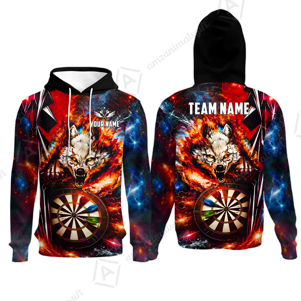 Hoodie||Red