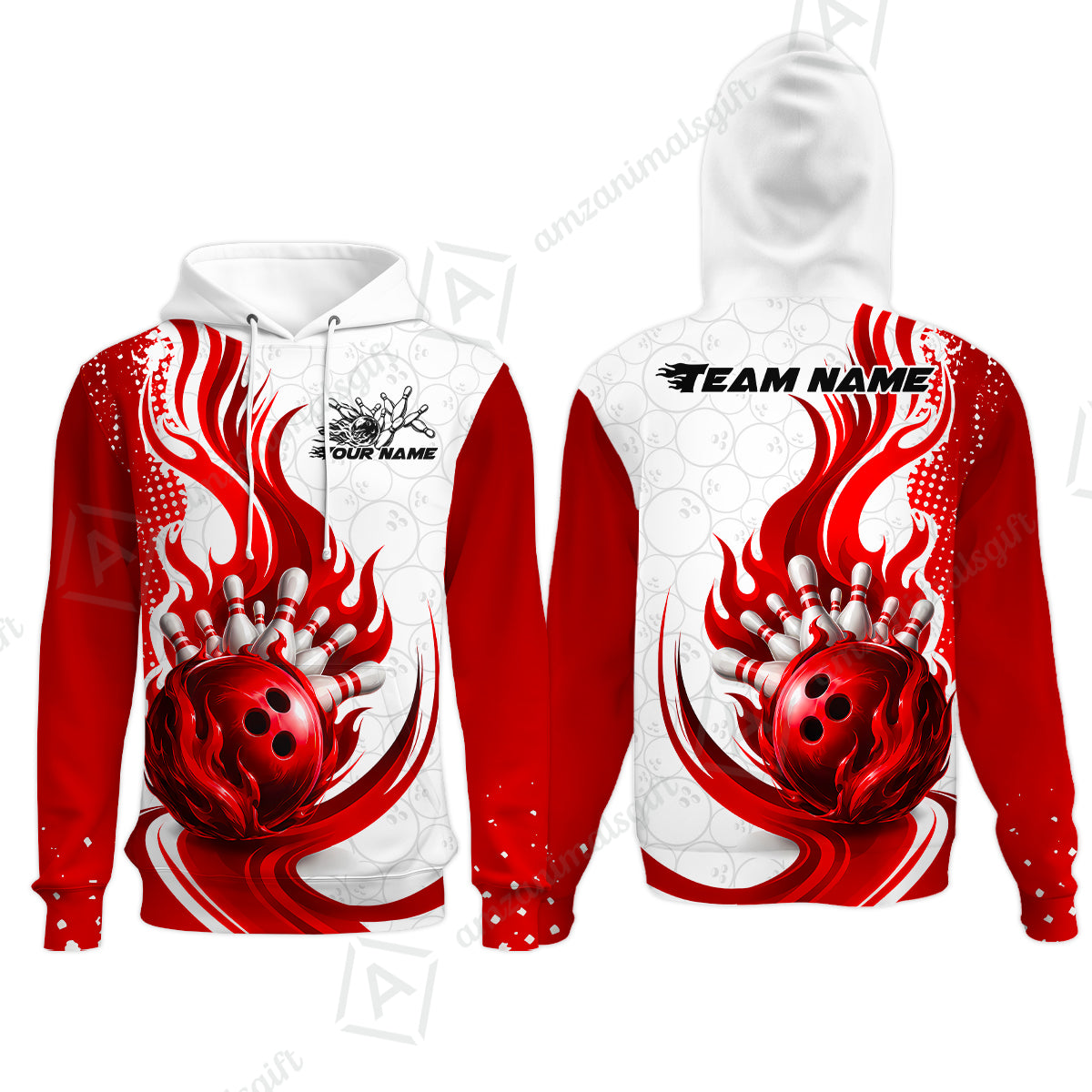 Hoodie||Red