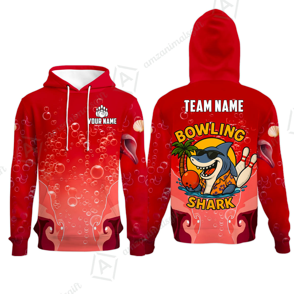 Hoodie||Red