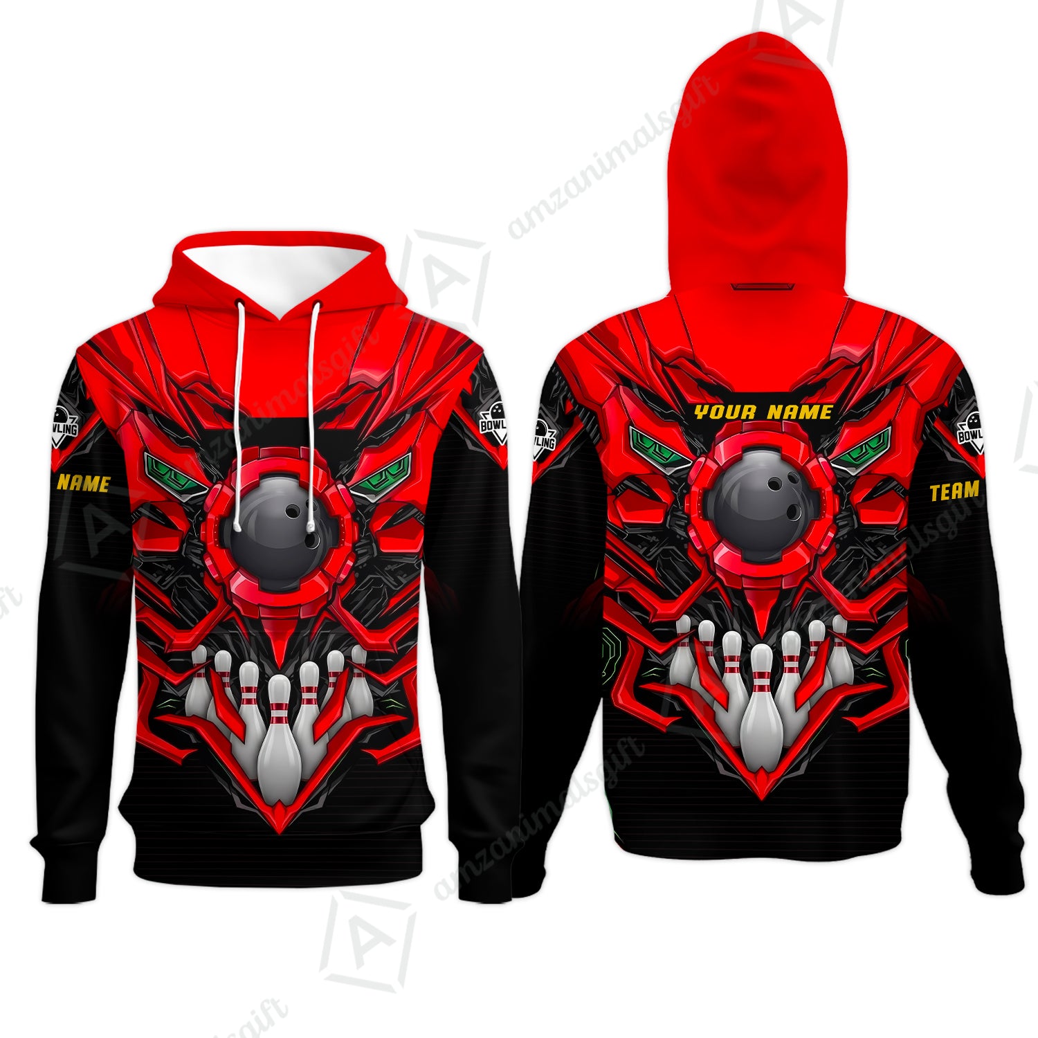 Hoodie||Red
