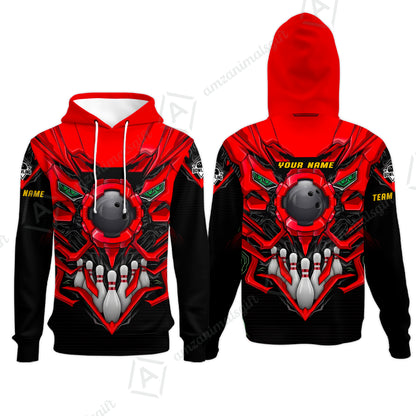 Hoodie||Red