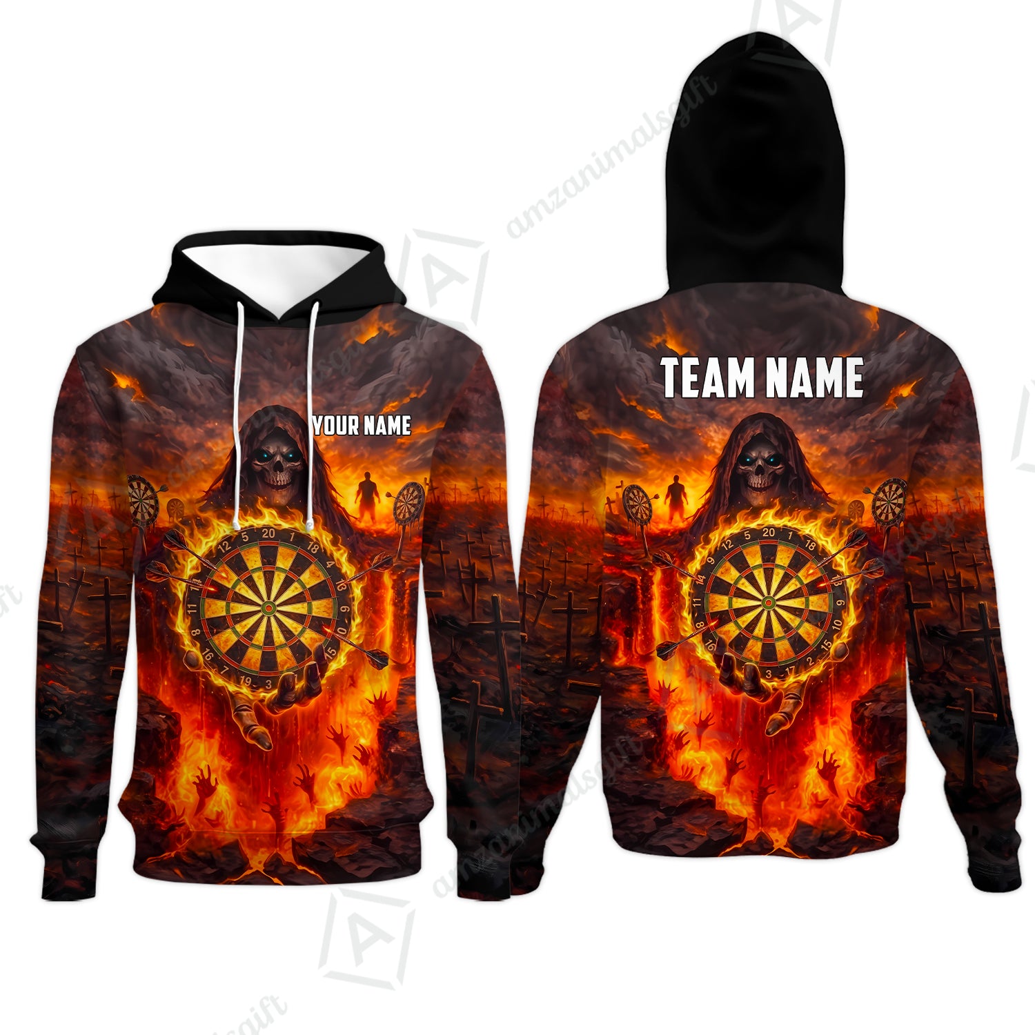 Hoodie||Red