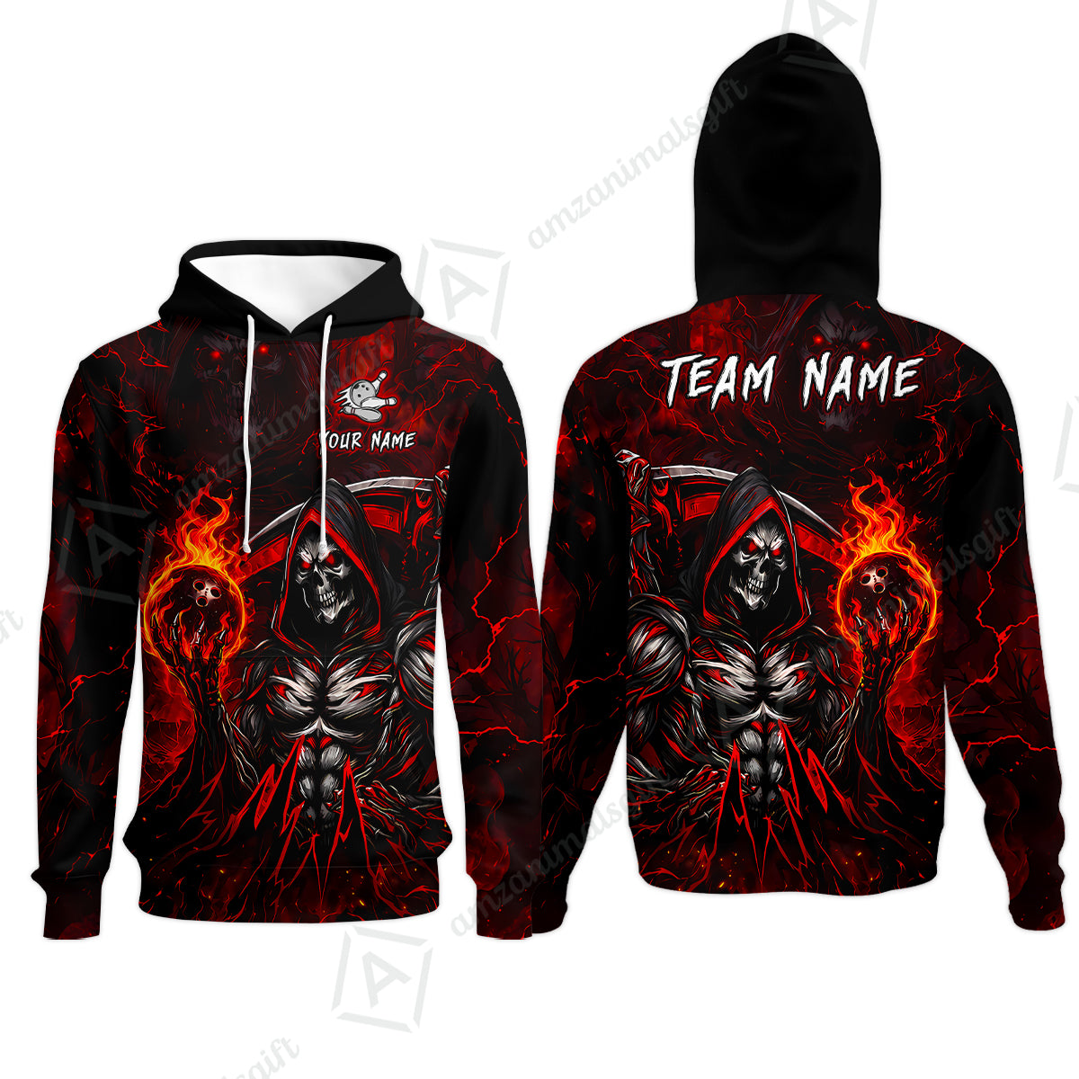 Hoodie||Red