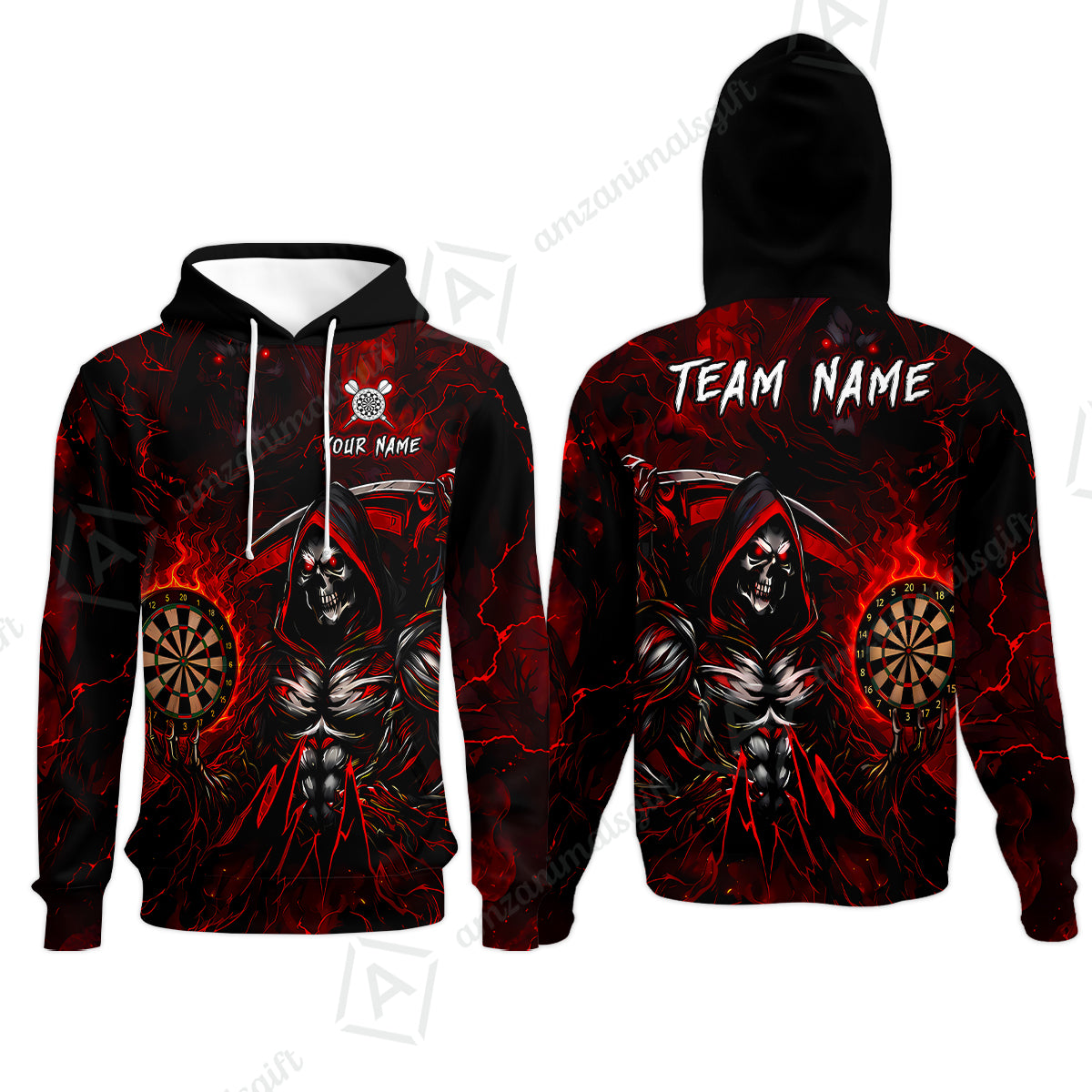 Hoodie||Red