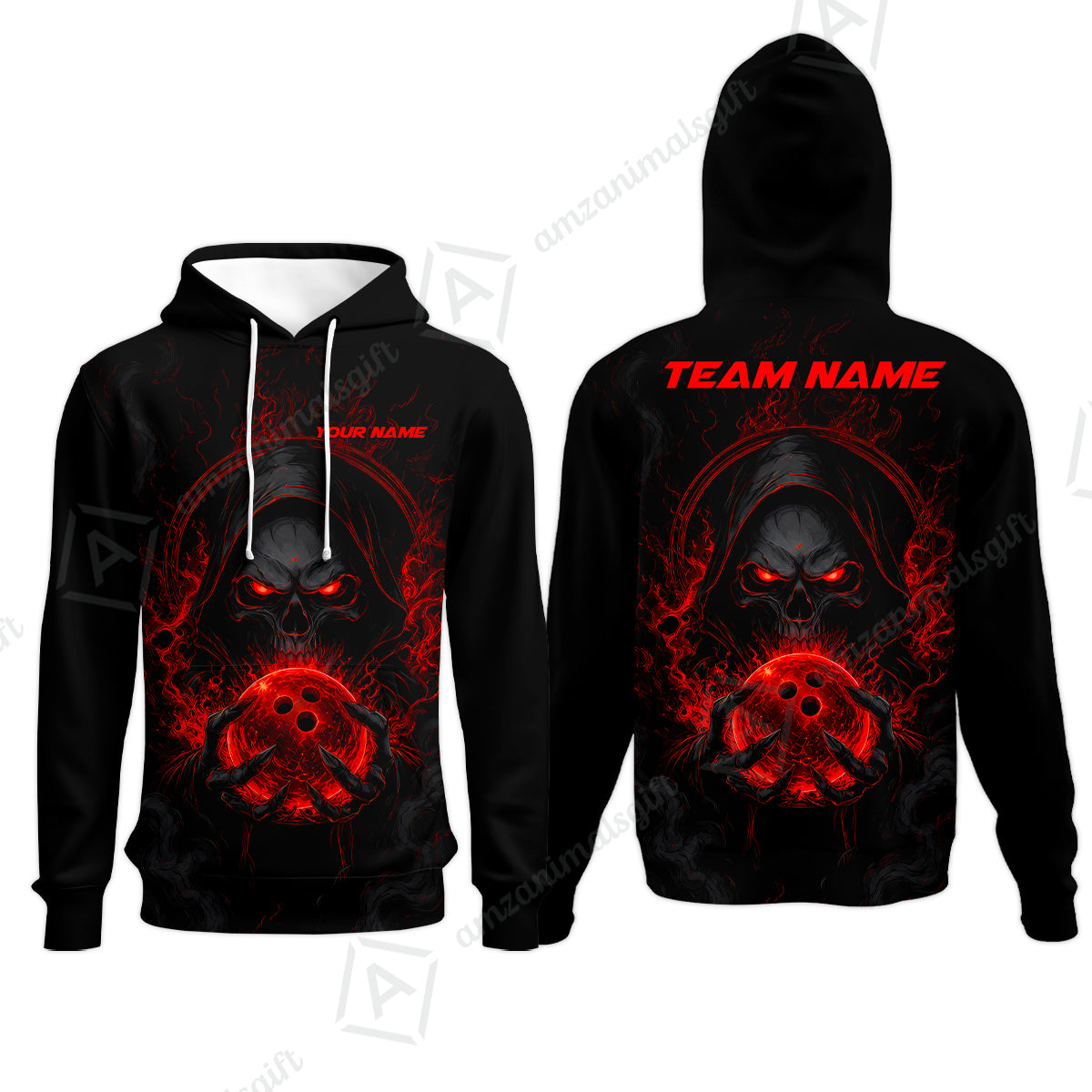 Hoodie||Red