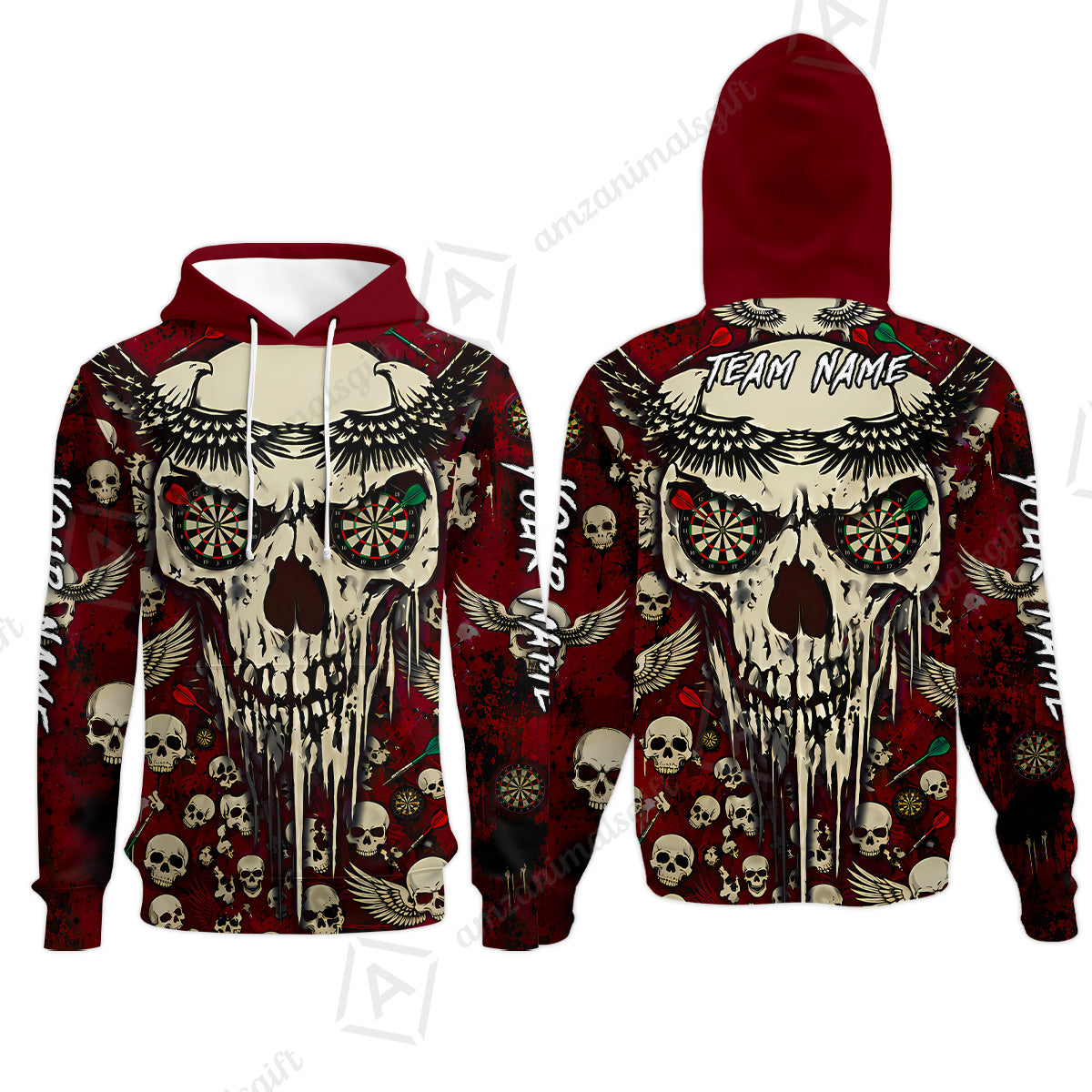 Hoodie||Red