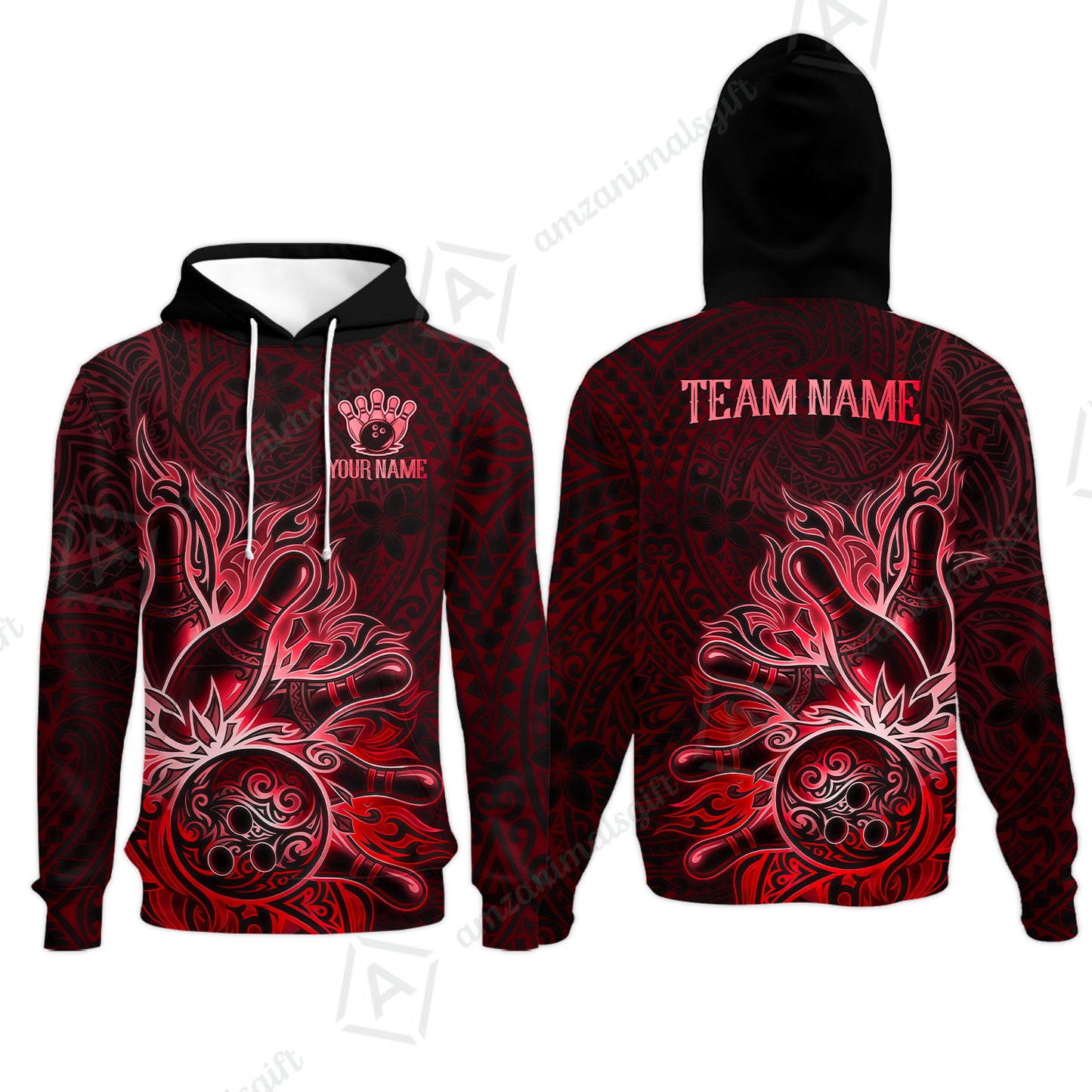 Hoodie||Red