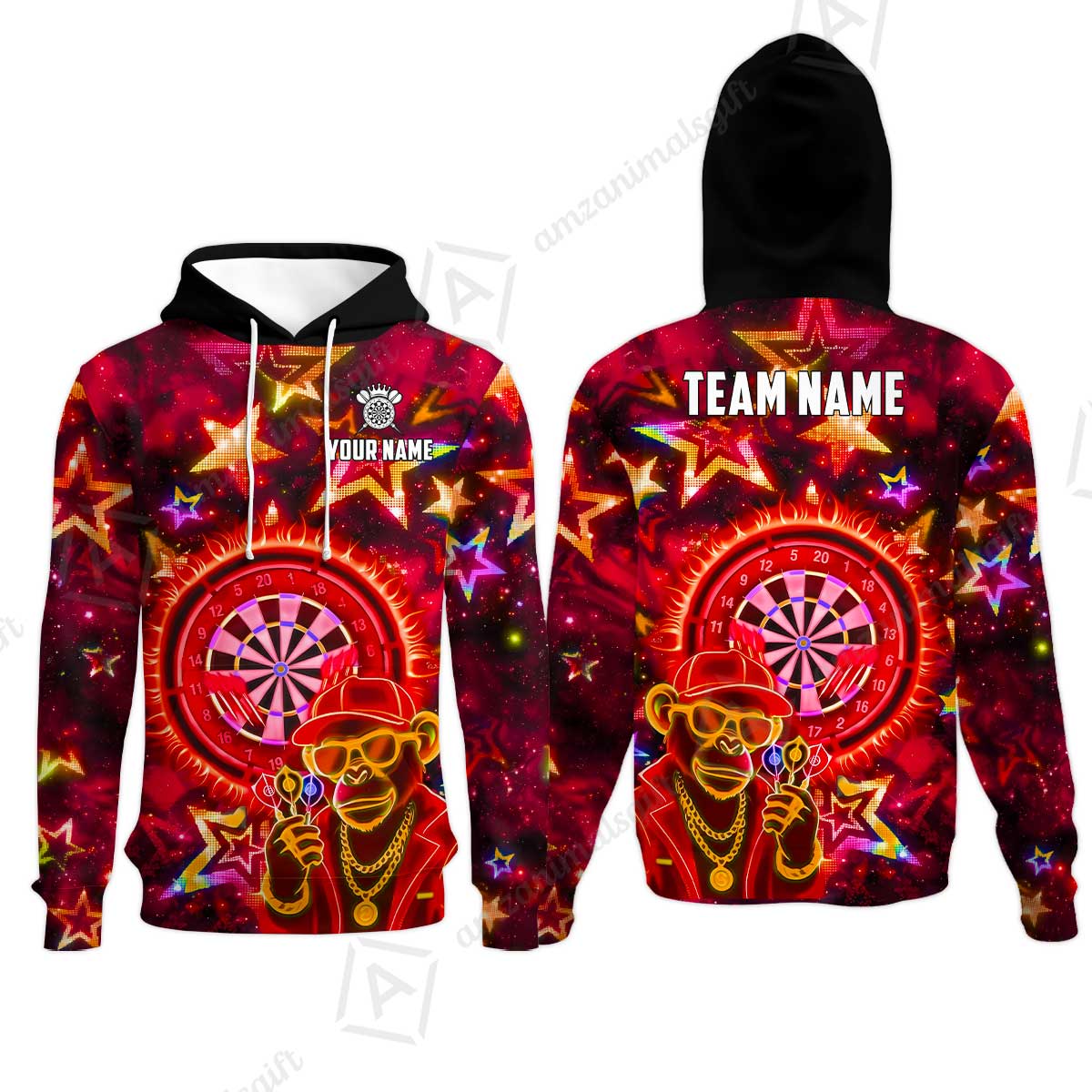 Hoodie||Red