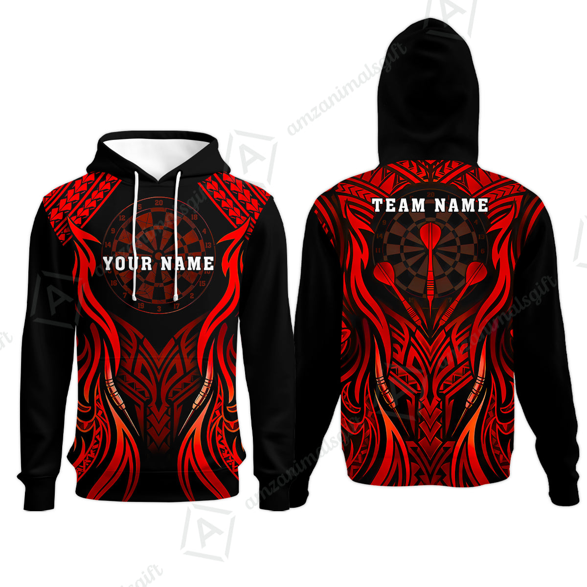 Hoodie||Red