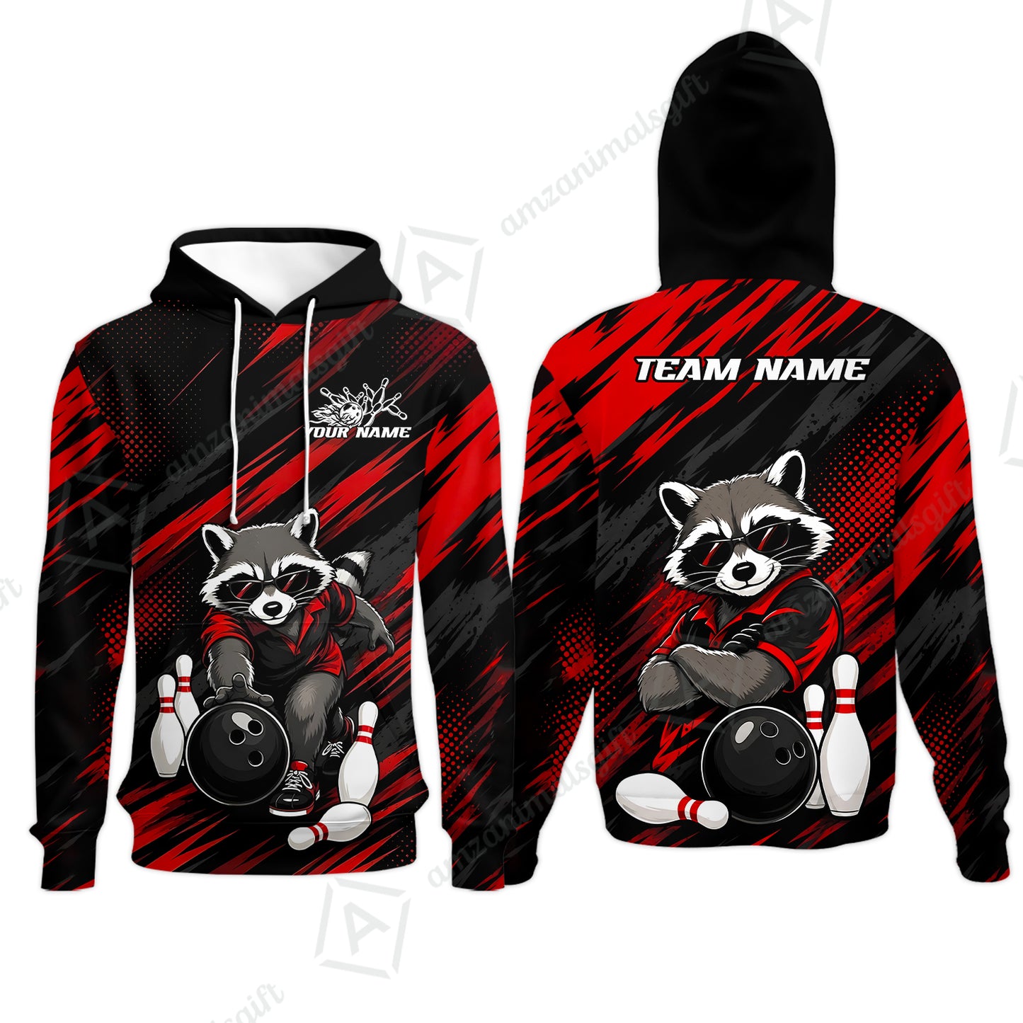 Hoodie||Red