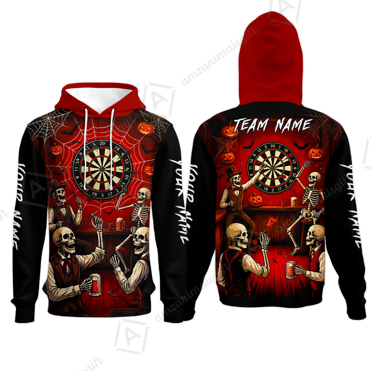 Hoodie||Red