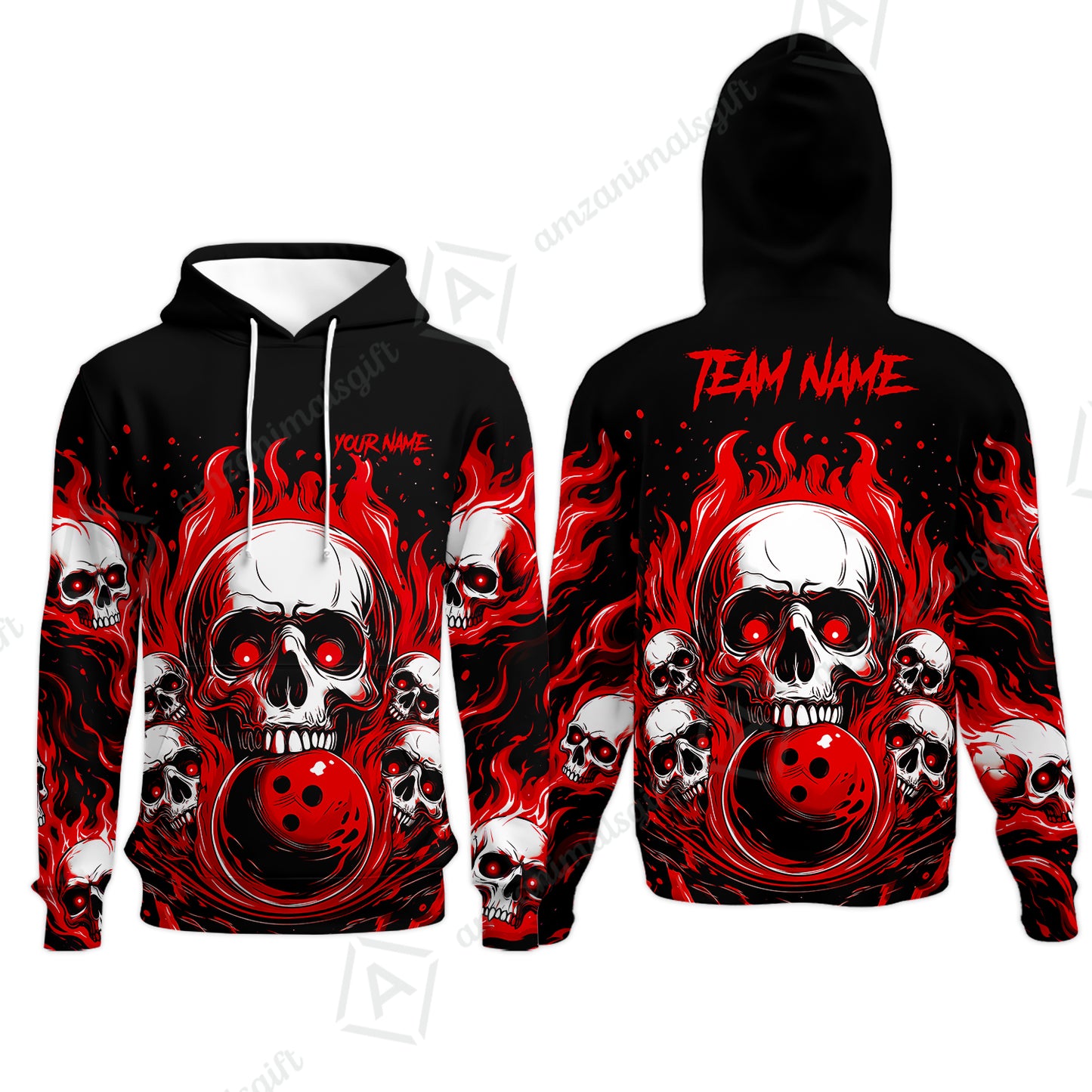 Hoodie||Red