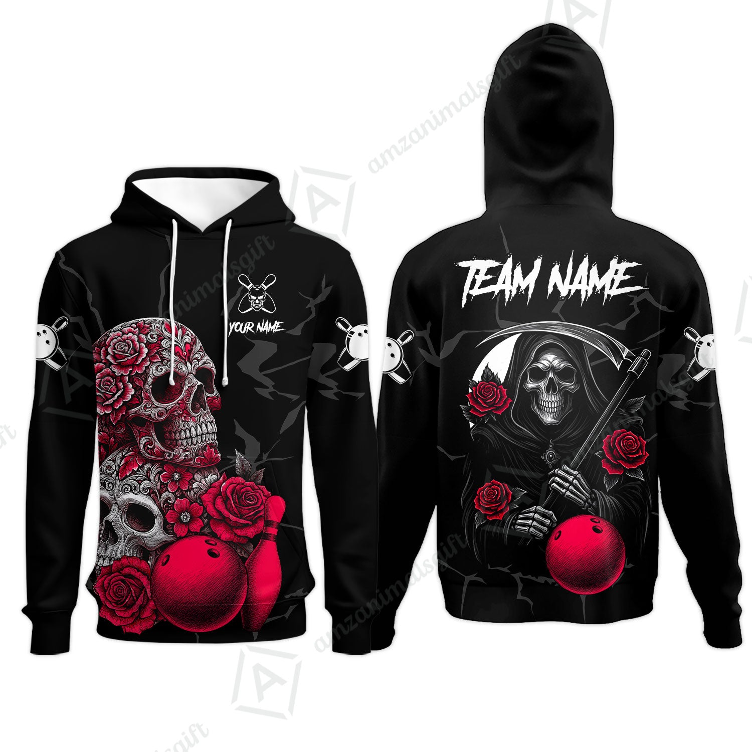 Hoodie||Red