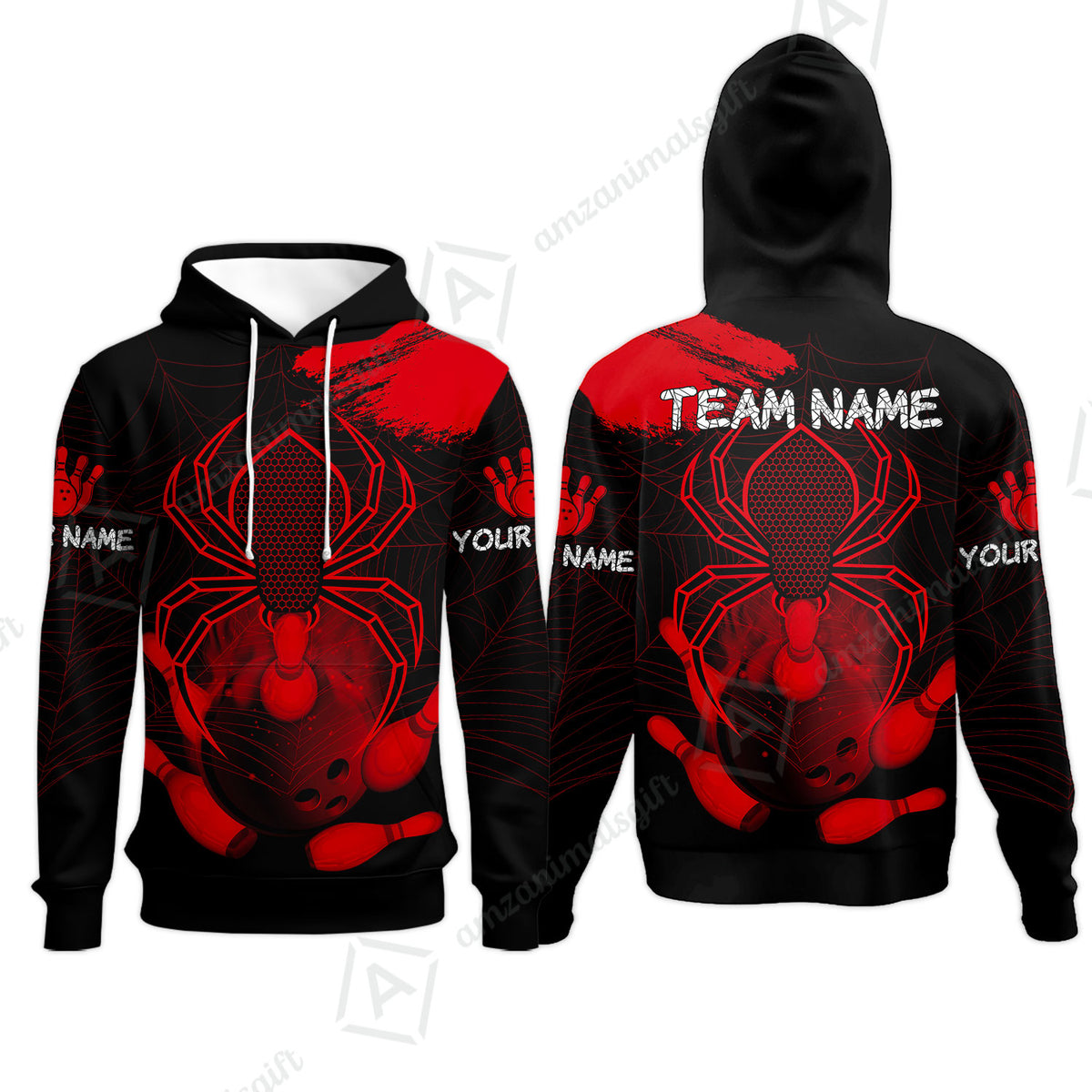 Hoodie||Red