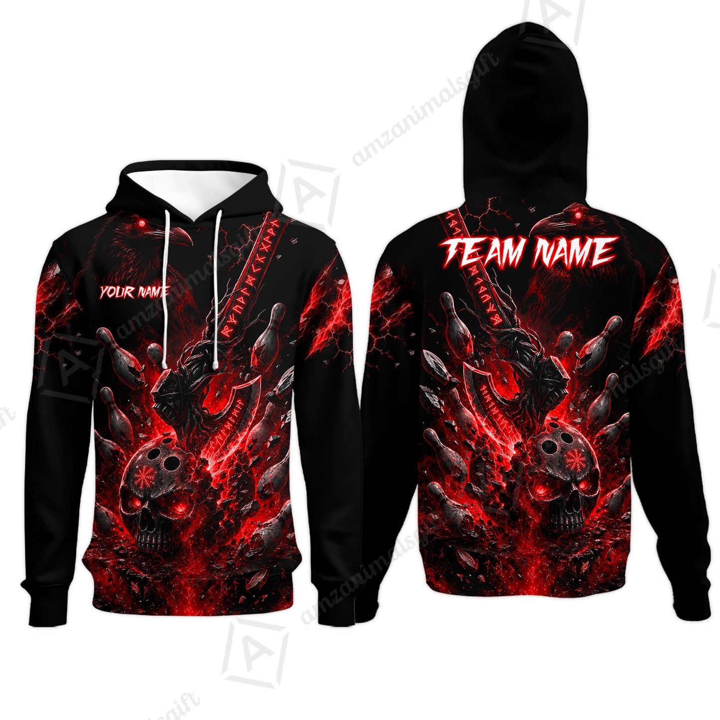 Hoodie||Red