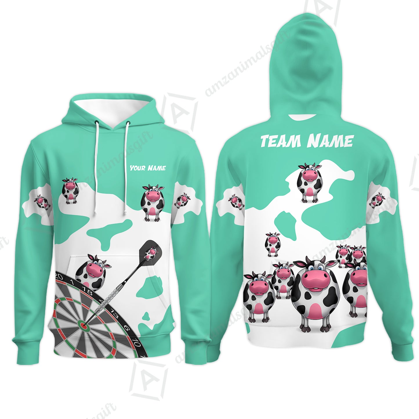 Hoodie||Turquoise