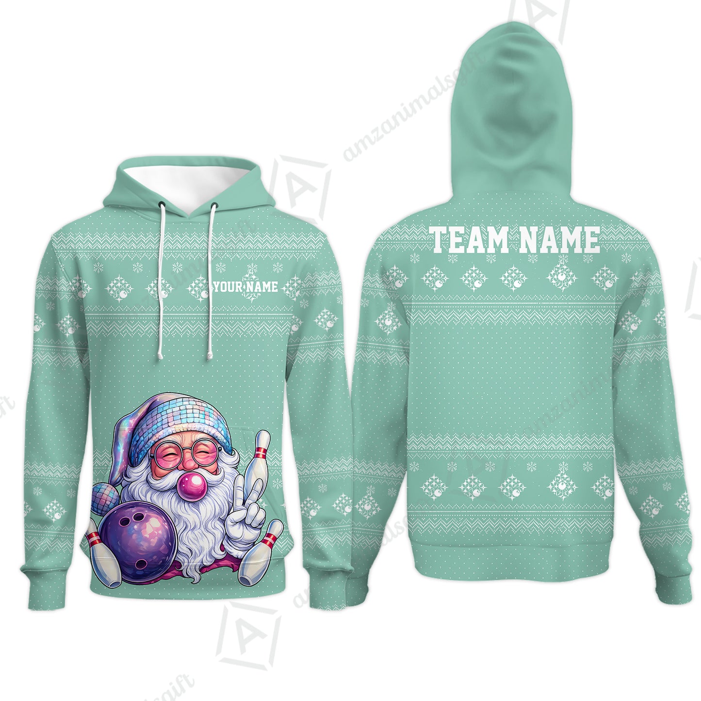 Hoodie||Turquoise